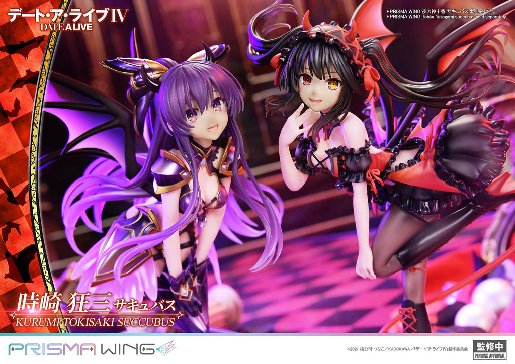 PRISMA WING DATE A LIVE Kurumi Tokisaki succubus 1/7 Scale Pre-Painted Figure