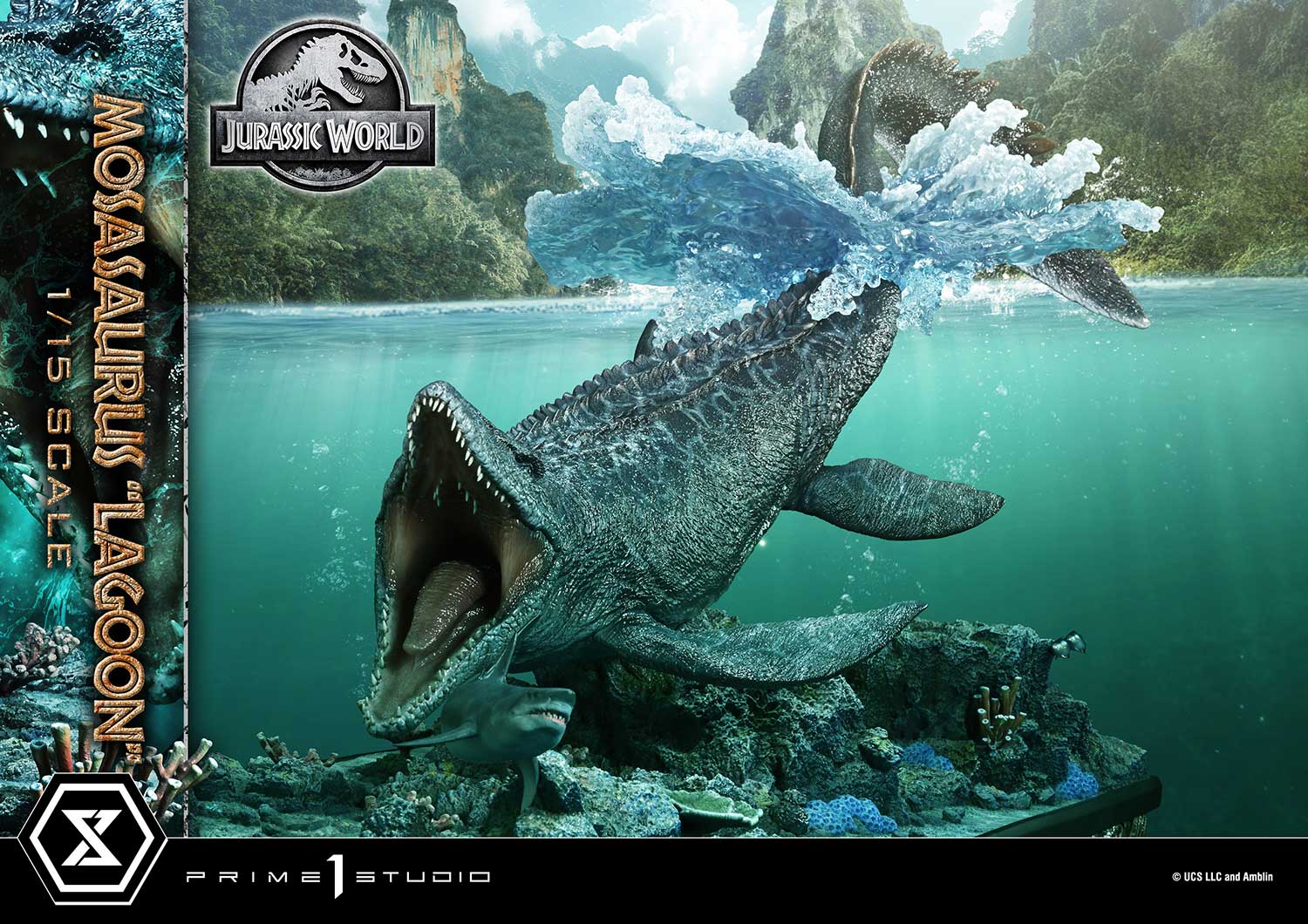 Legacy Museum Collection Jurassic World (Film) Mosasaurus "Lagoon" Bonus Version 1/15 Scale