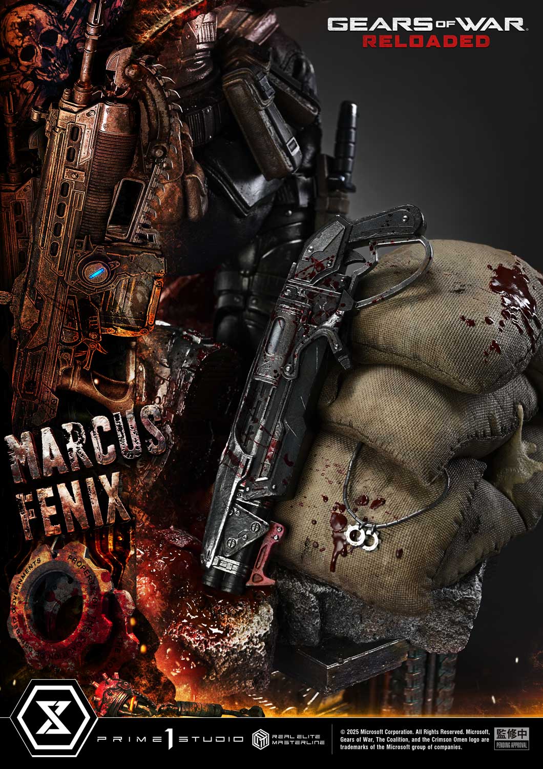 Real Elite Masterline Gears of War: Reloaded Marcus Fenix