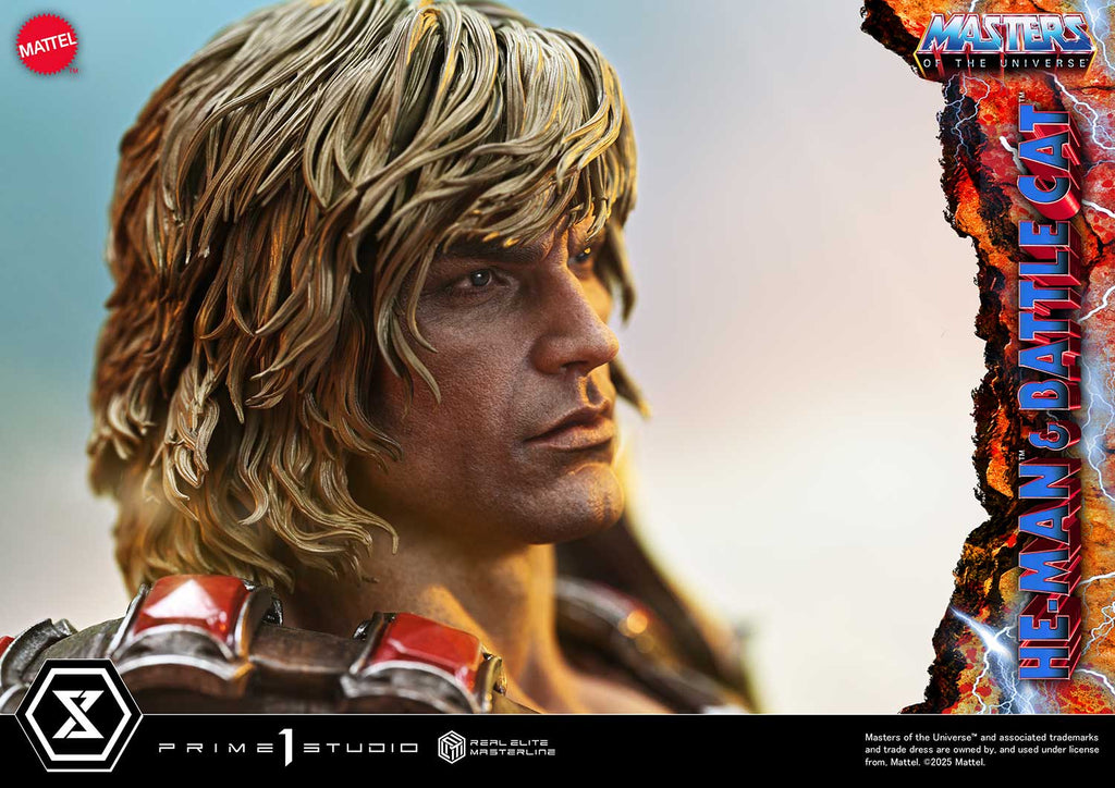 Real Elite Masterline Masters of the Universe He-Man &amp; Battle Cat