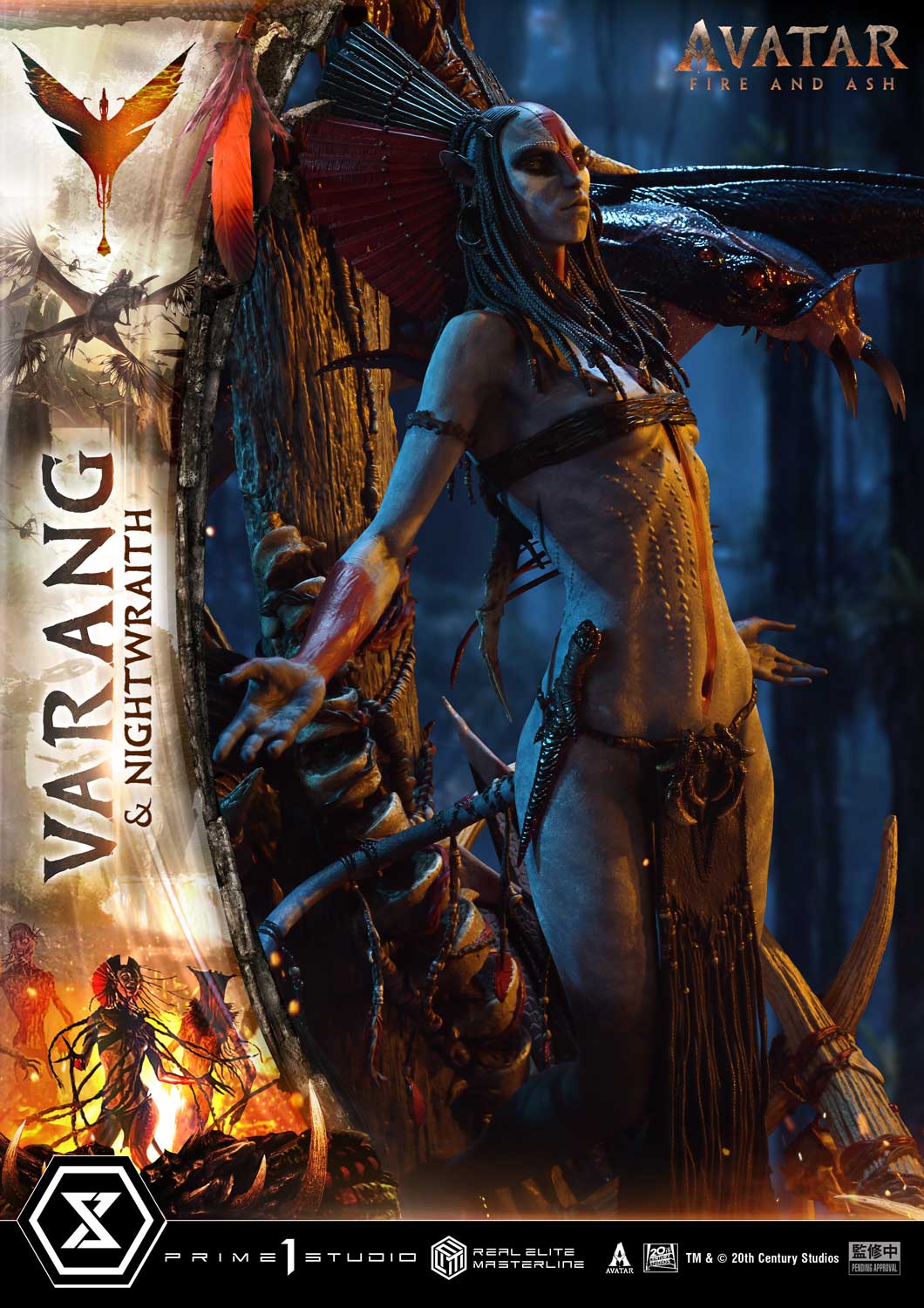 Real Elite Masterline Avatar: Fire and Ash (Film) Varang &amp; Nightwraith Avatar Legacy Collection Bonus Version