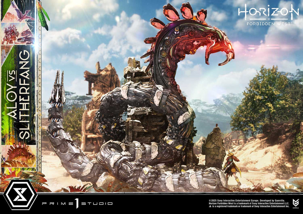 Ultimate Diorama Masterline Horizon Forbidden West Aloy vs. The Slitherfang