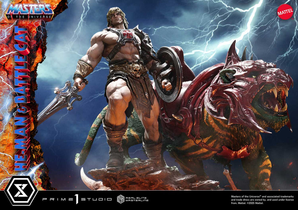 Real Elite Masterline Masters of the Universe He-Man &amp; Battle Cat