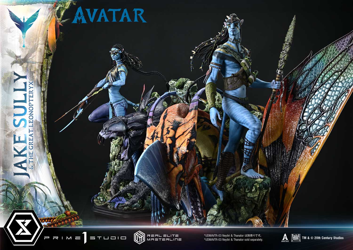 Real Elite Masterline Avatar (Film) Jake Sully &amp; The Great Leonopteryx Avatar Legacy Collection