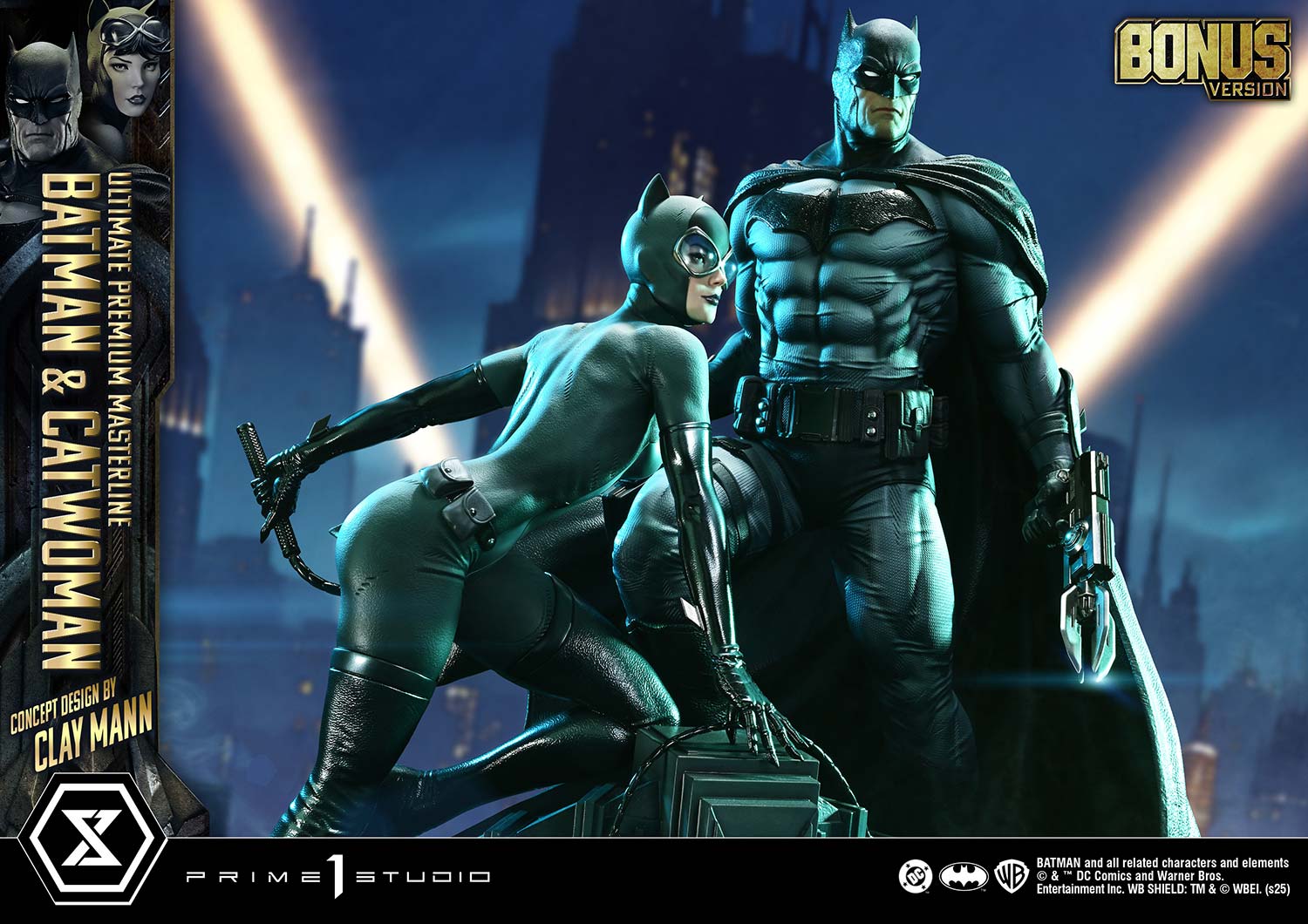 Ultimate Premium Masterline Batman (Comics) Batman &amp; Catwoman (Concept Design by CLAY MANN)