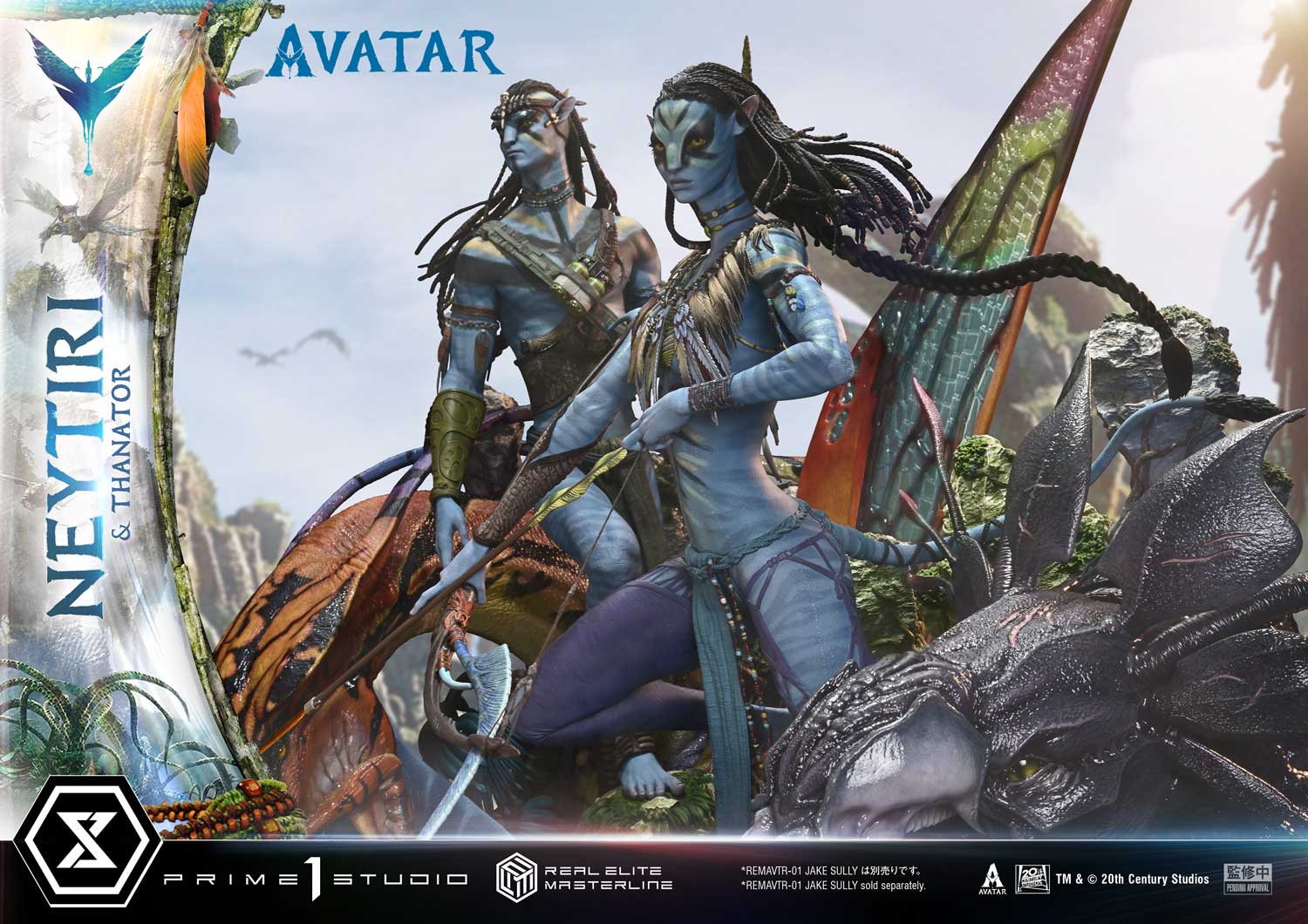 Real Elite Masterline Avatar (Film) Neytiri &amp; Thanator Avatar Legacy Collection