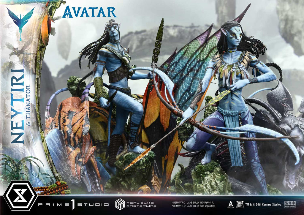 Real Elite Masterline Avatar (Film) Neytiri &amp; Thanator Avatar Legacy Collection