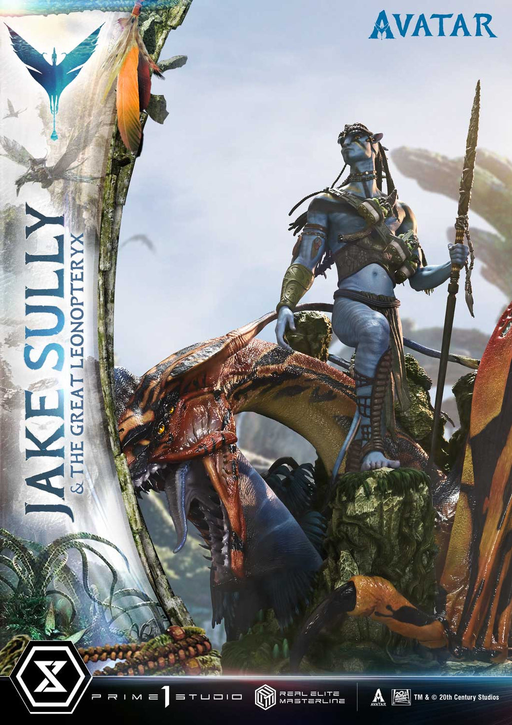 Real Elite Masterline Avatar (Film) Jake Sully &amp; The Great Leonopteryx Avatar Legacy Collection