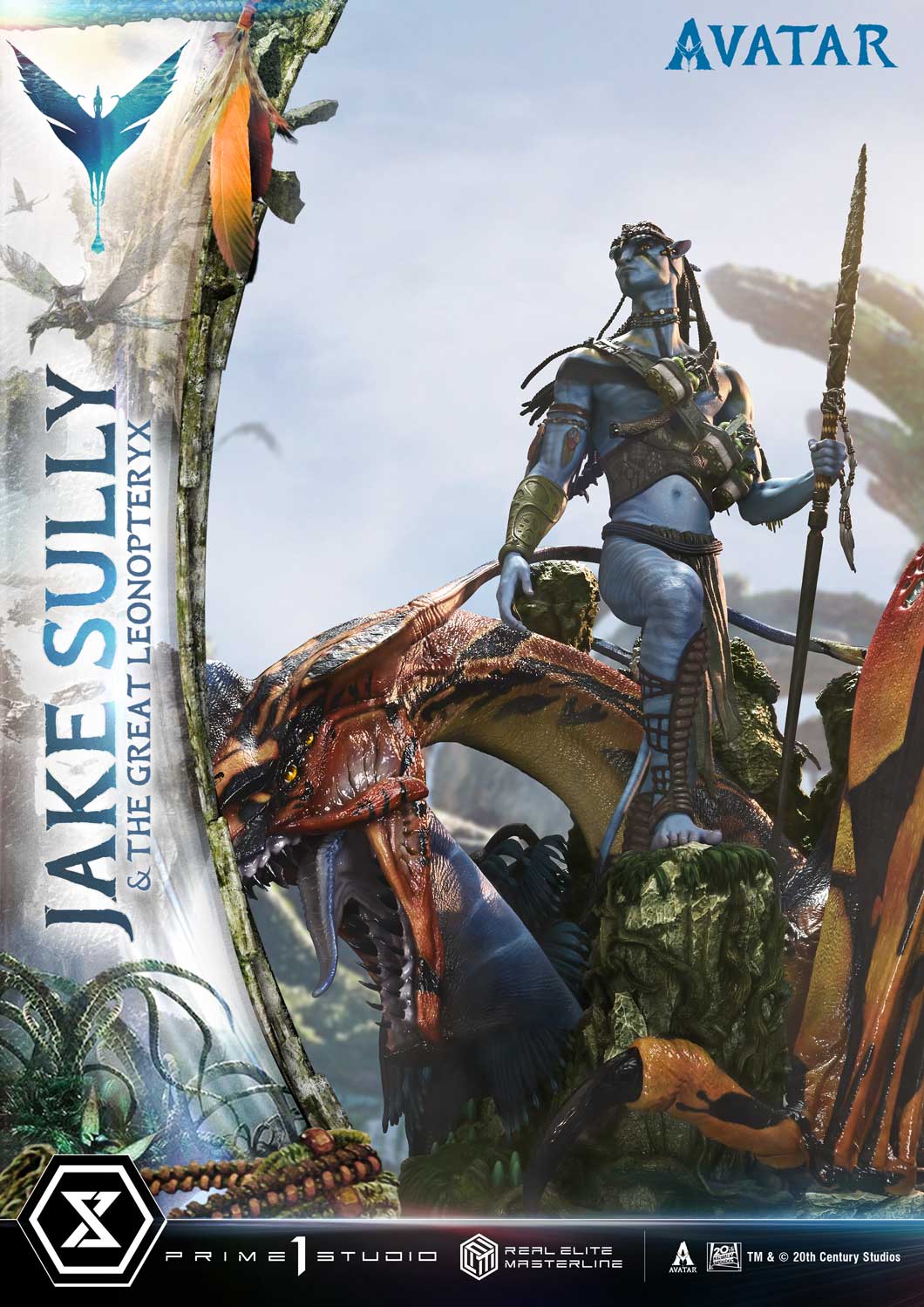 Real Elite Masterline Avatar (Film) Jake Sully &amp; The Great Leonopteryx Avatar Legacy Collection
