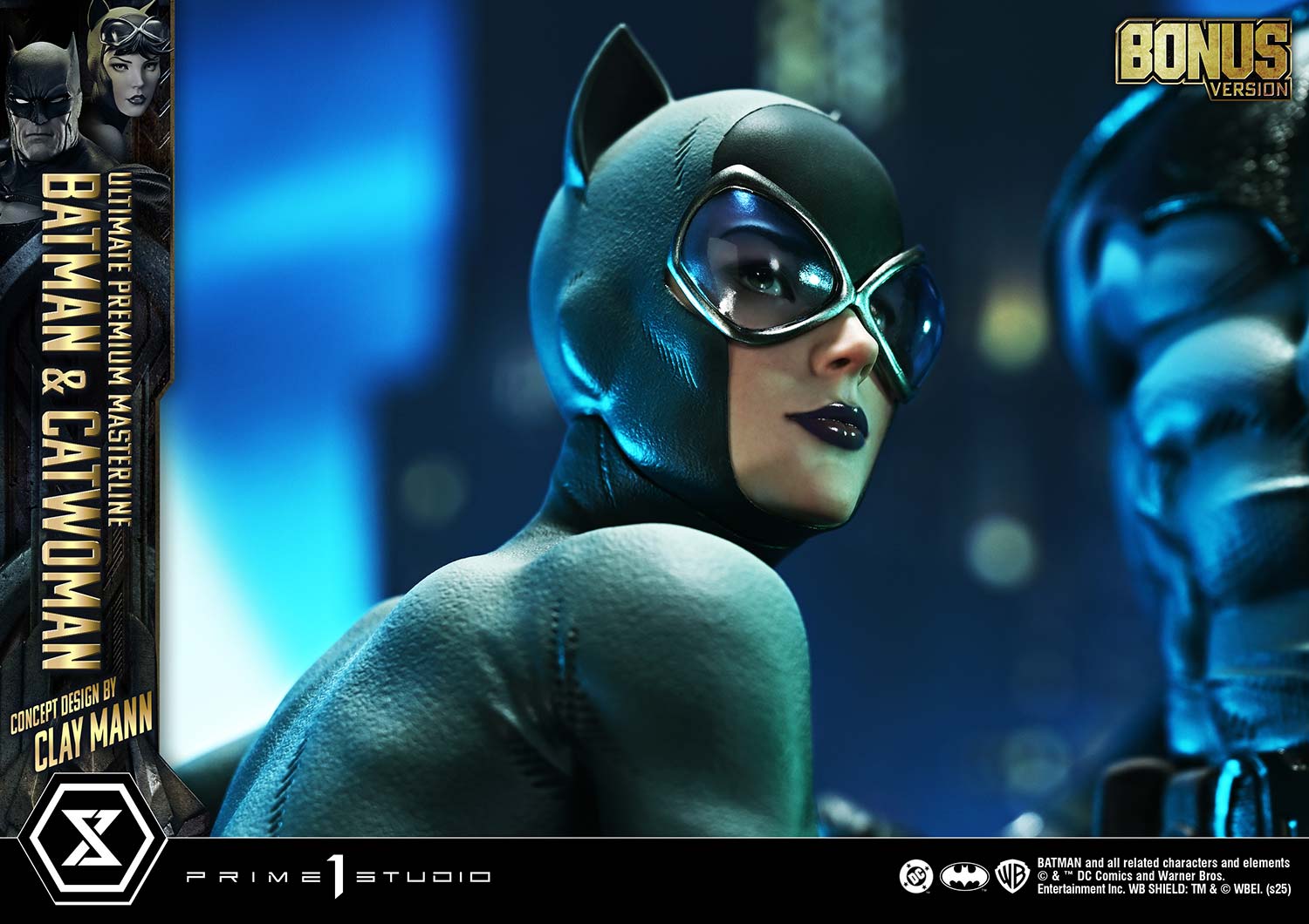 Ultimate Premium Masterline Batman (Comics) Batman &amp; Catwoman (Concept Design by CLAY MANN) Bonus Version