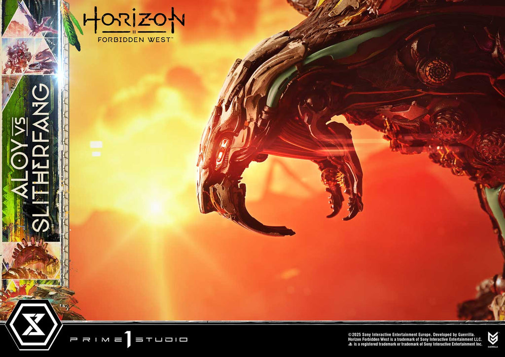 Ultimate Diorama Masterline Horizon Forbidden West Aloy vs. The Slitherfang Bonus Version