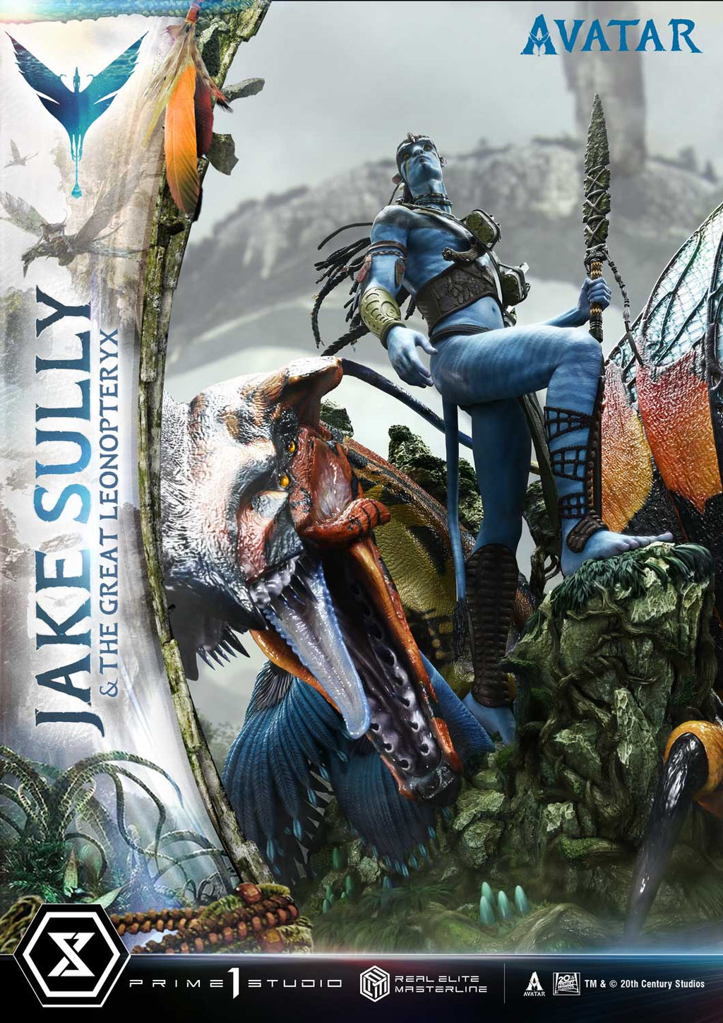 Real Elite Masterline Avatar (Film) Jake Sully &amp; The Great Leonopteryx Avatar Legacy Collection
