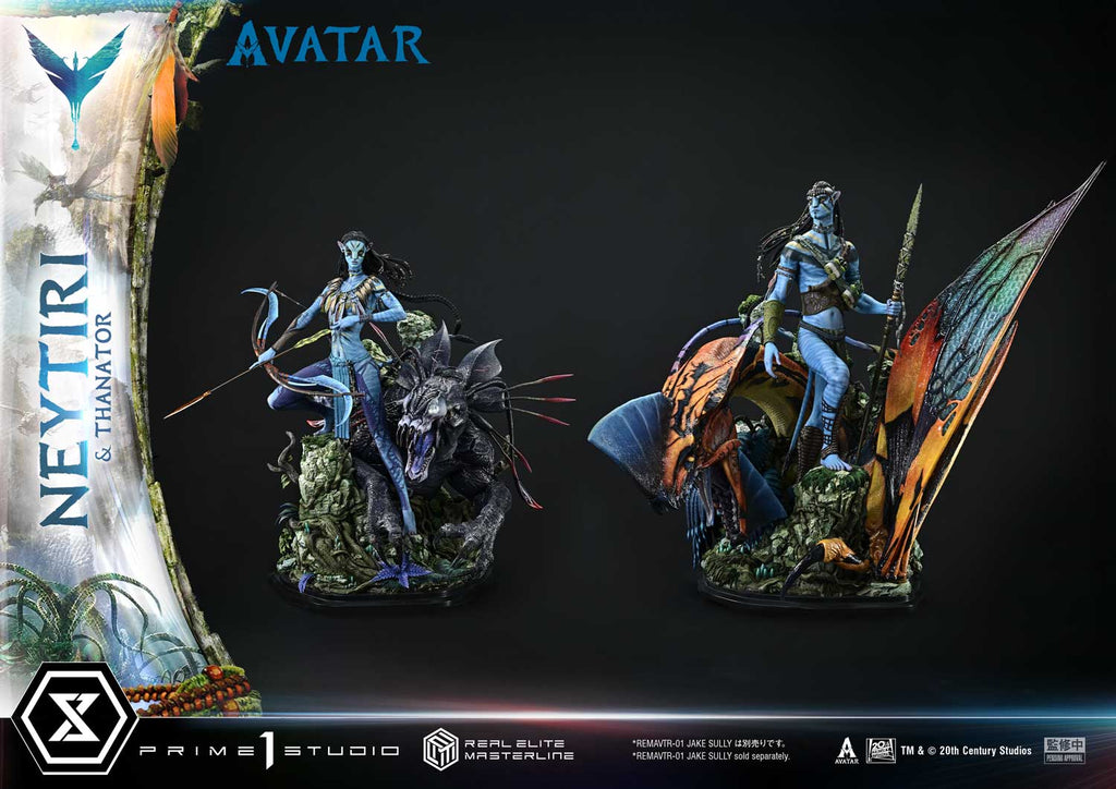 Real Elite Masterline Avatar (Film) Neytiri &amp; Thanator Avatar Legacy Collection