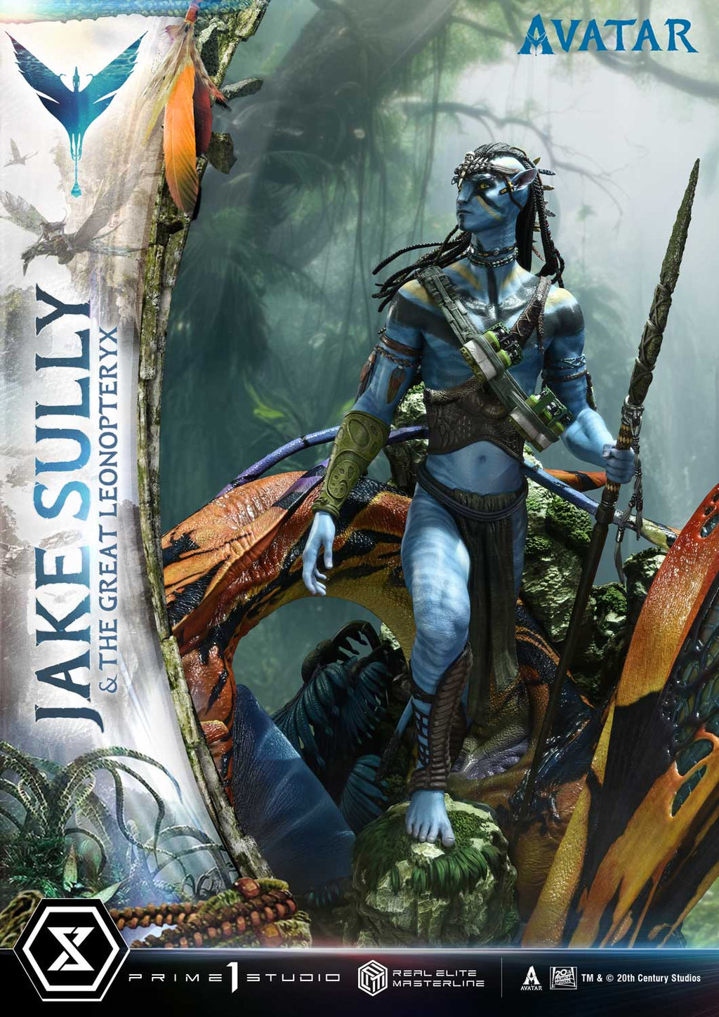 Real Elite Masterline Avatar (Film) Jake Sully &amp; The Great Leonopteryx Avatar Legacy Collection