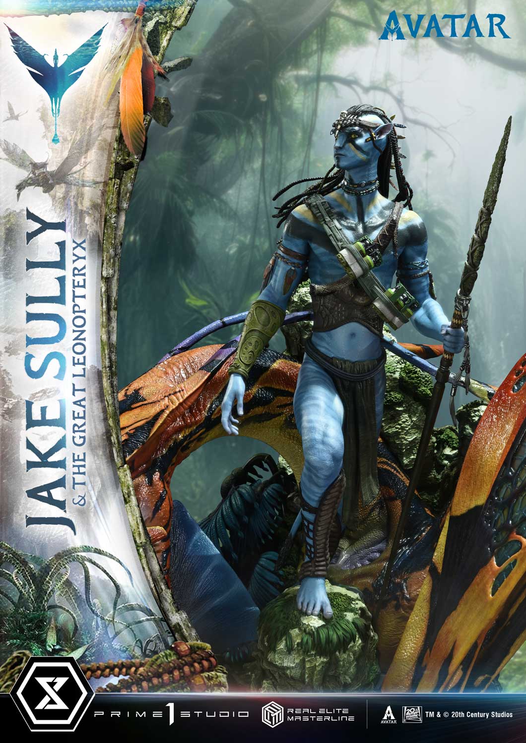 Real Elite Masterline Avatar (Film) Jake Sully &amp; The Great Leonopteryx Avatar Legacy Collection