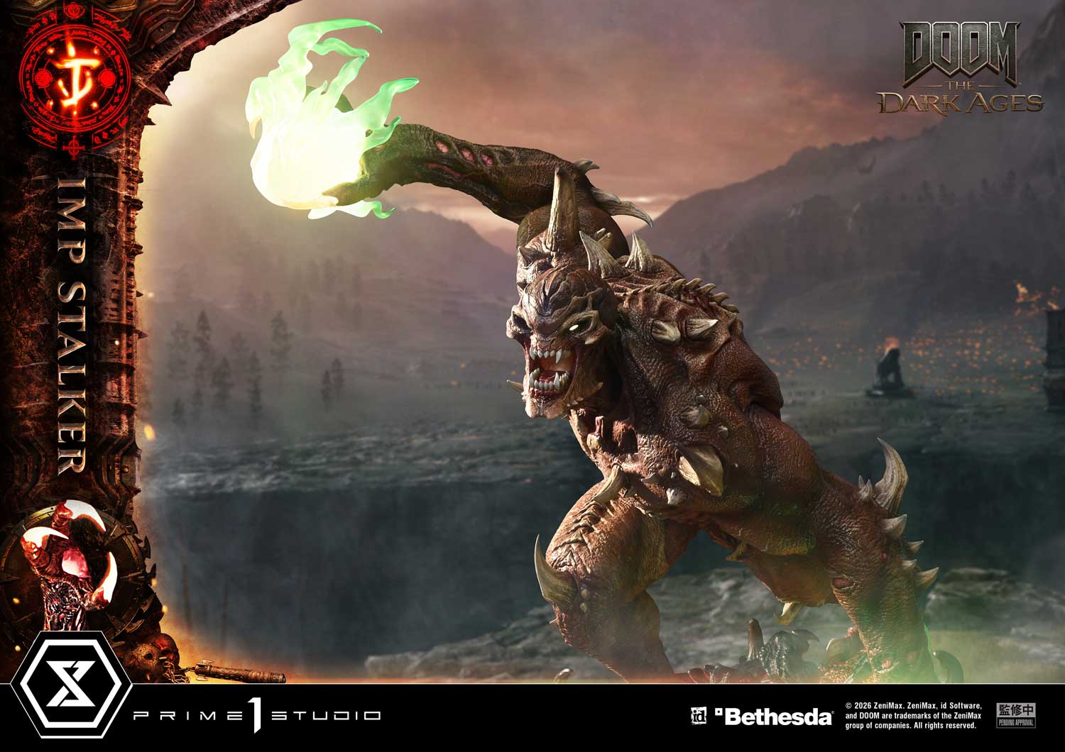 Ultimate Premium Masterline DOOM: The Dark Ages Imp Stalker Bonus Version