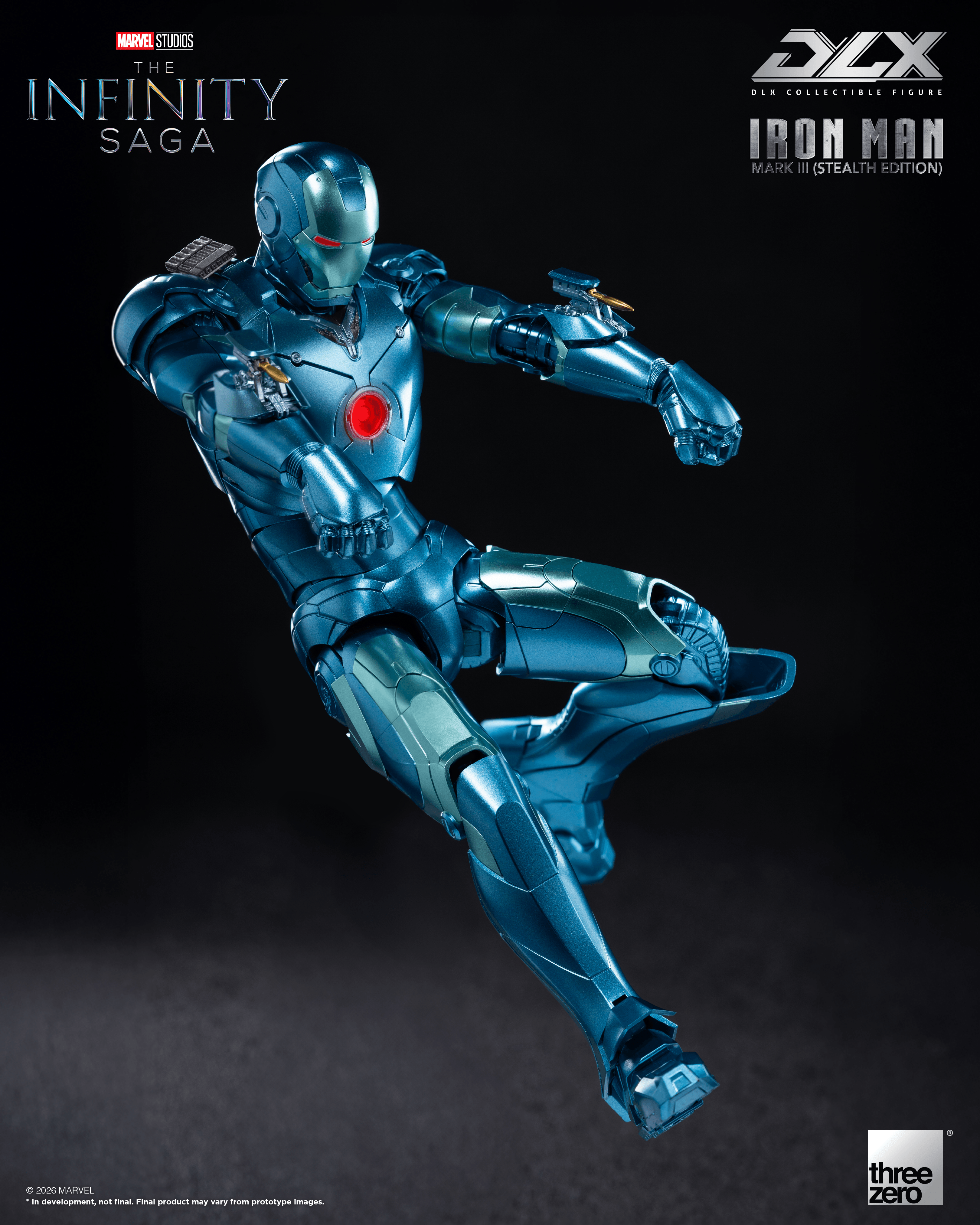 Marvel Studios: The Infinity Saga - DLX Iron Man Mark 3 (Stealth Edition)
