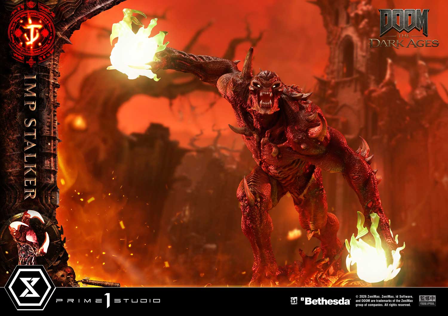 Ultimate Premium Masterline DOOM: The Dark Ages Imp Stalker Bonus Version