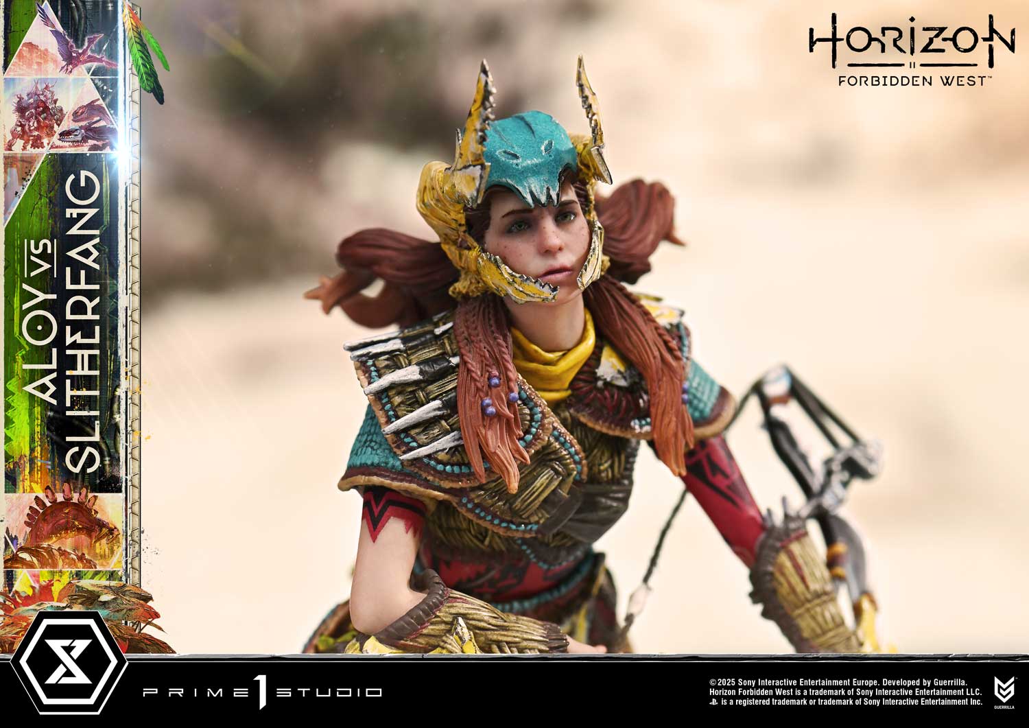 Ultimate Diorama Masterline Horizon Forbidden West Aloy vs. The Slitherfang Bonus Version