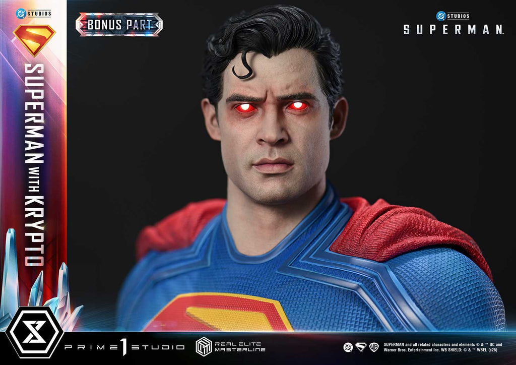 Real Elite Masterline Superman (2025 Film) Superman with Krypto