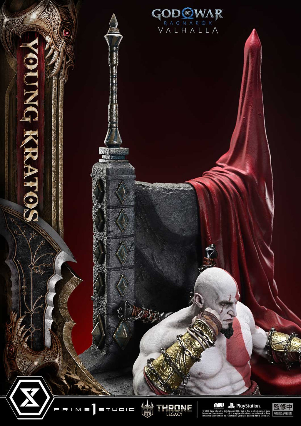 Throne Legacy God of War: Ragnarok Young Kratos