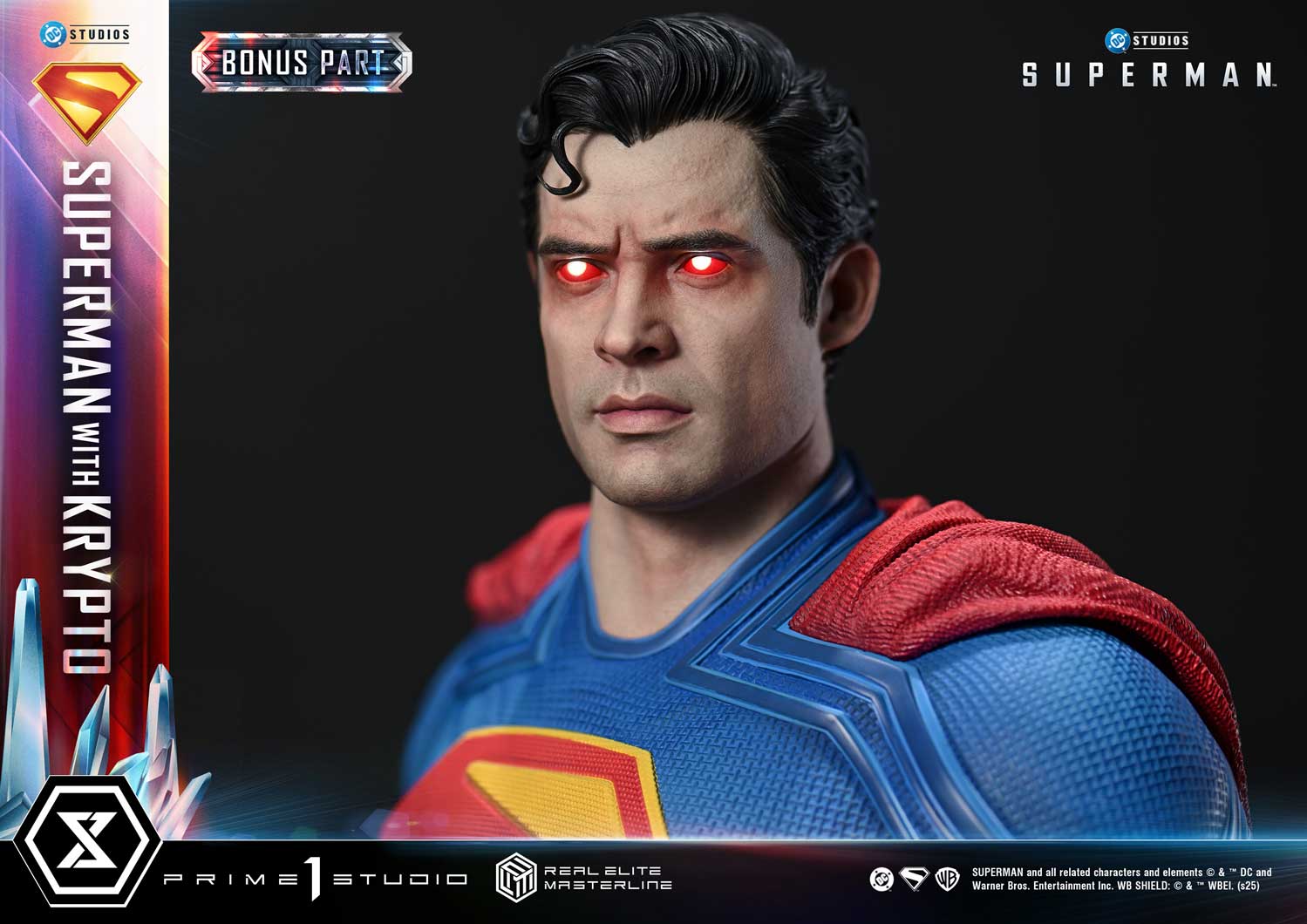 Real Elite Masterline Superman (2025 Film) Superman with Krypto Bonus Version