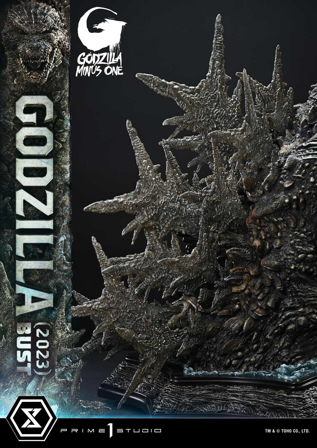 Life Size Bust GODZILLA MINUS ONE (Film) Godzilla (2023) Bonus Version