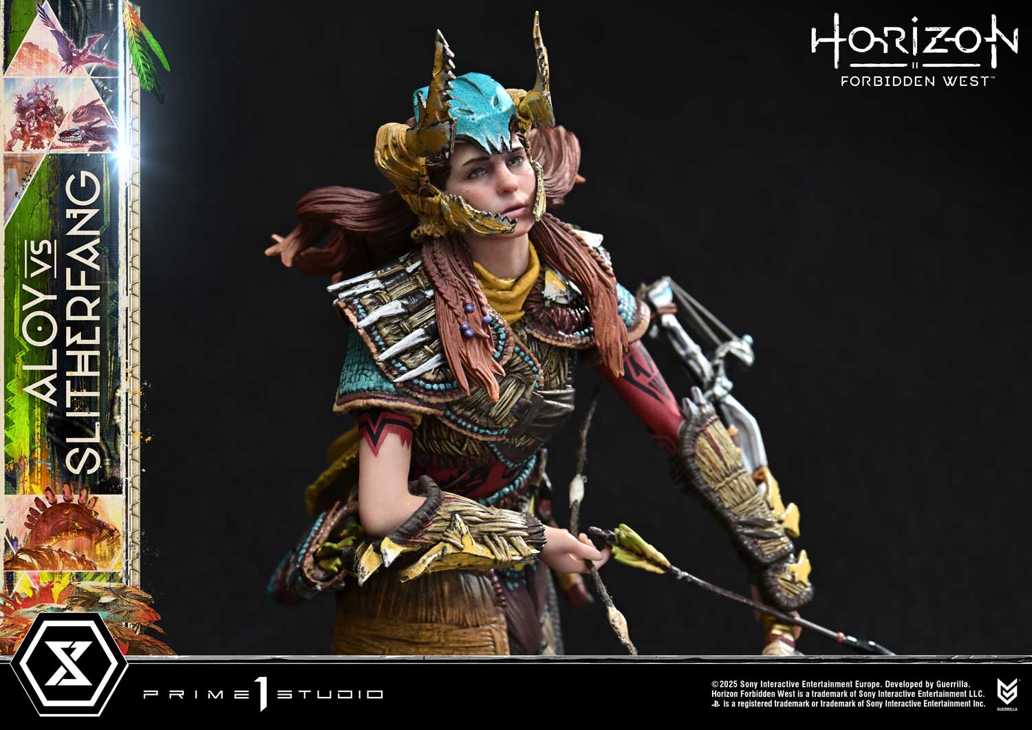 Ultimate Diorama Masterline Horizon Forbidden West Aloy vs. The Slitherfang Bonus Version