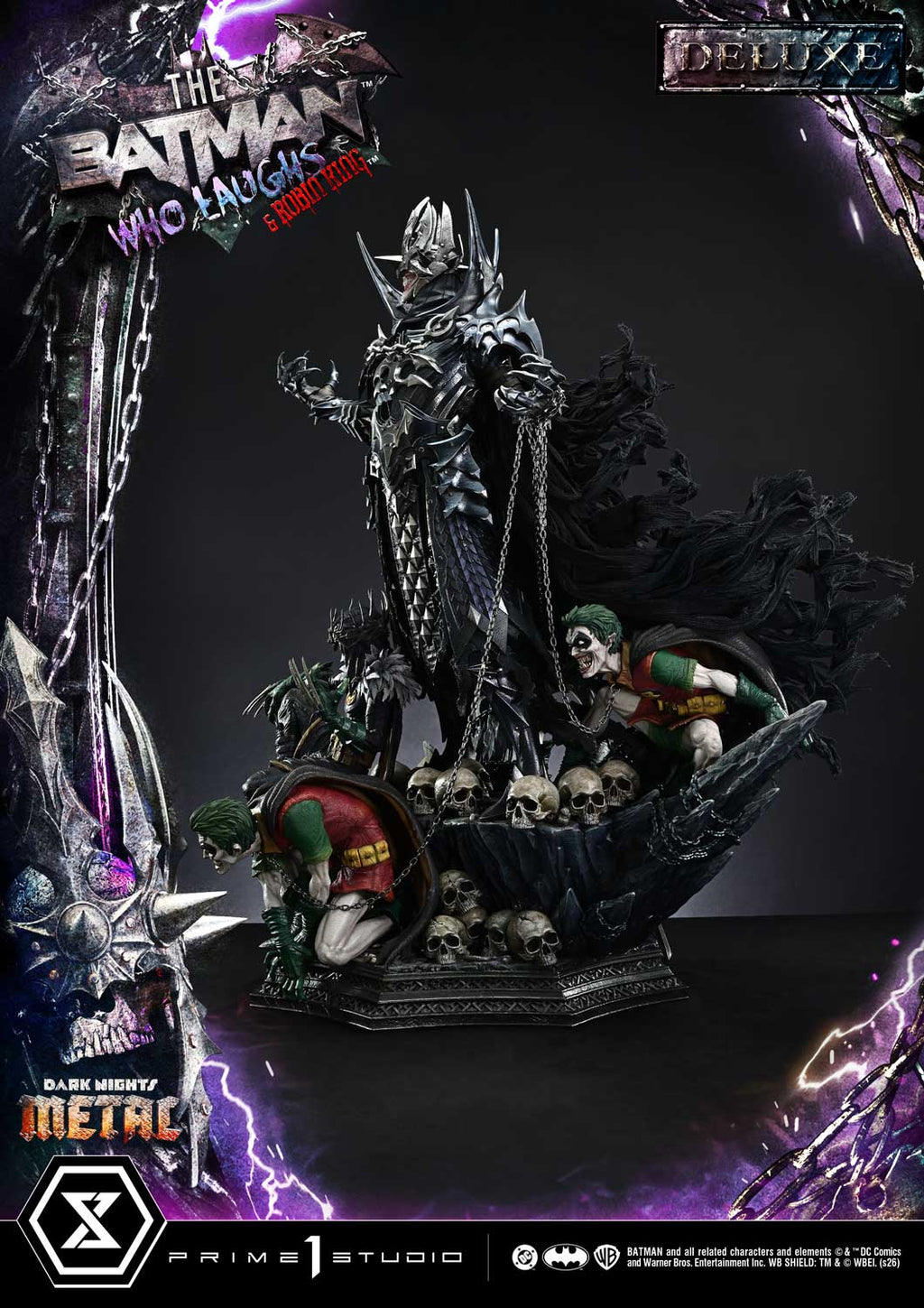 Museum Masterline Dark Nights: Death Metal The Batman Who Laughs &amp; Robin King Deluxe Version