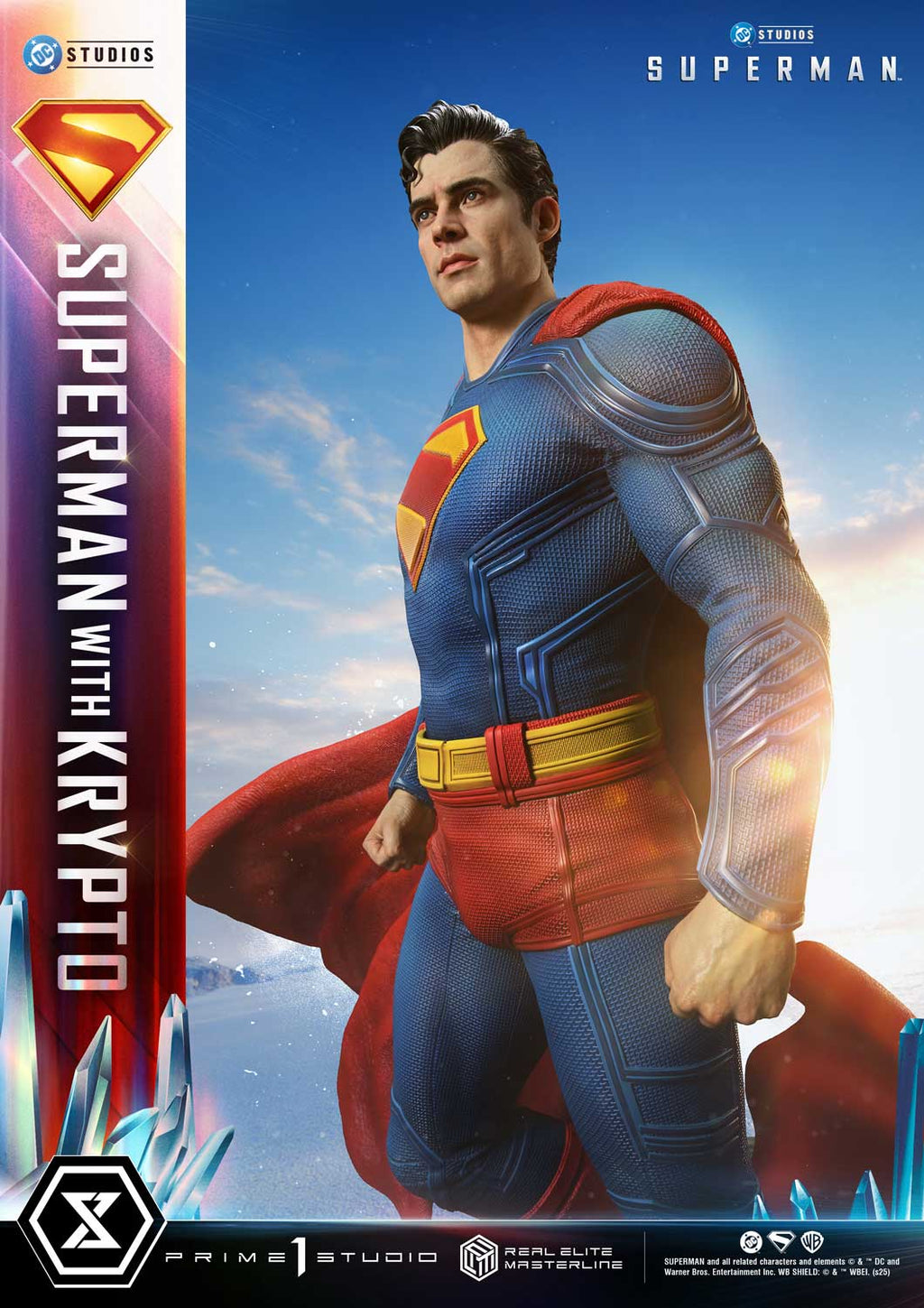 Real Elite Masterline Superman (2025 Film) Superman with Krypto Bonus Version