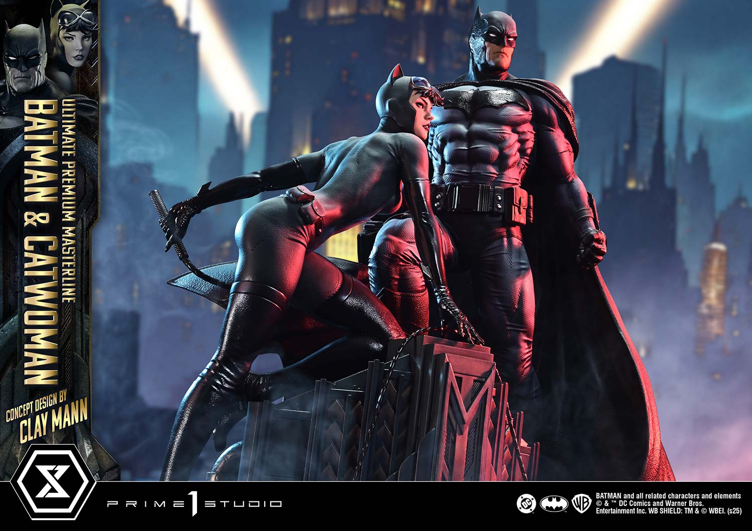 Ultimate Premium Masterline Batman (Comics) Batman &amp; Catwoman (Concept Design by CLAY MANN)