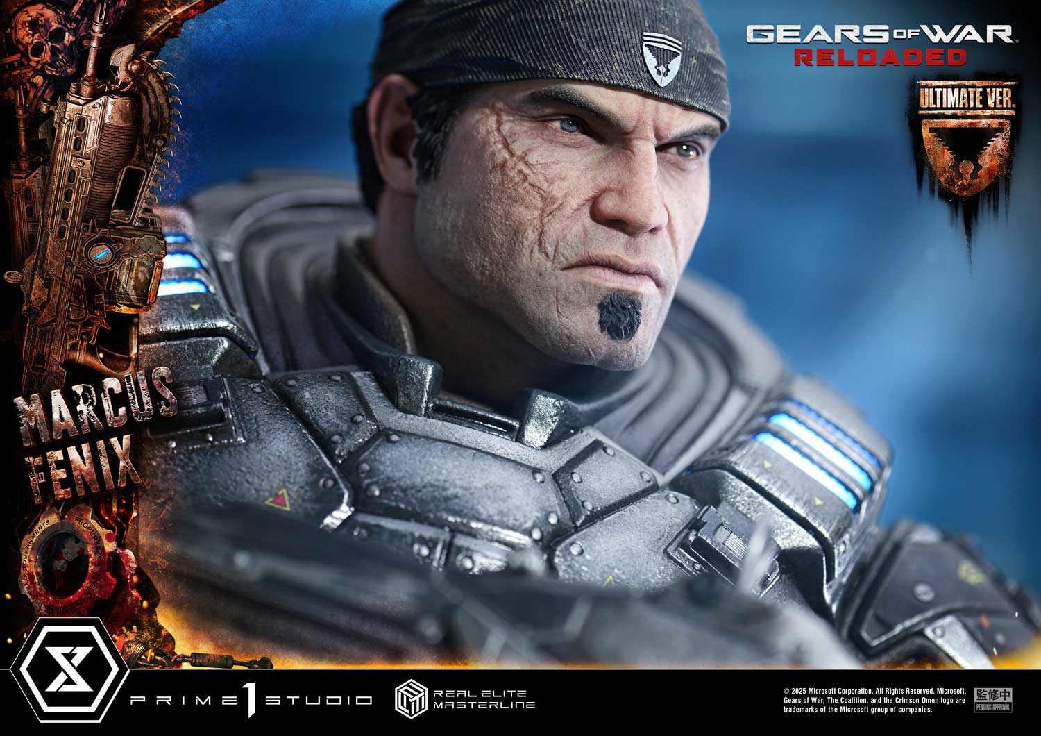 Real Elite Masterline Gears of War: Reloaded Marcus Fenix Ultimate Version
