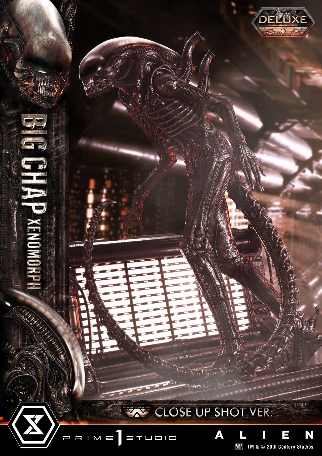 Museum Masterline XL Alien (Film) Big Chap Xenomorph Close Up Shot Ver. Deluxe Version