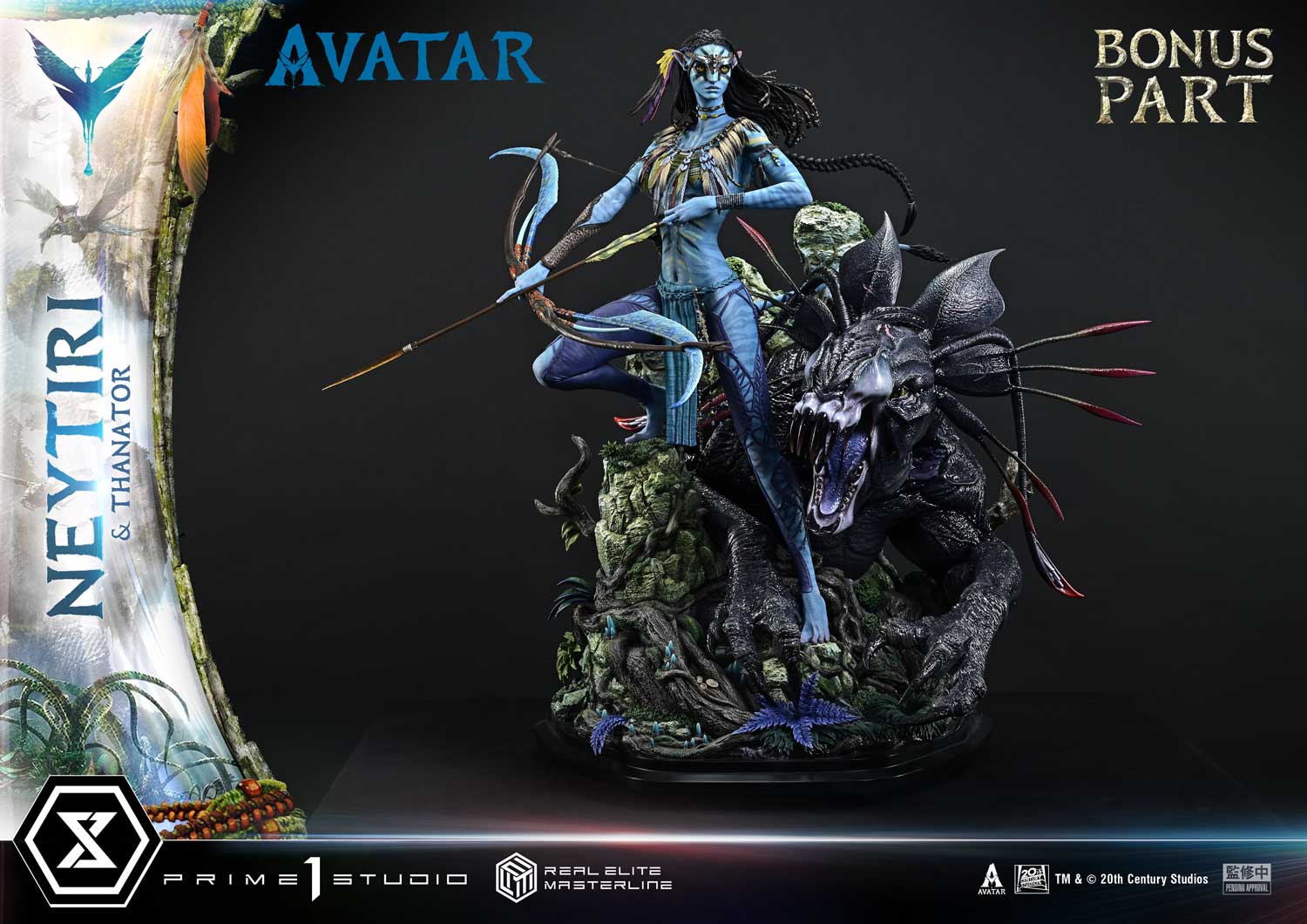 Real Elite Masterline Avatar (Film) Neytiri &amp; Thanator Avatar Legacy Collection Deluxe Version