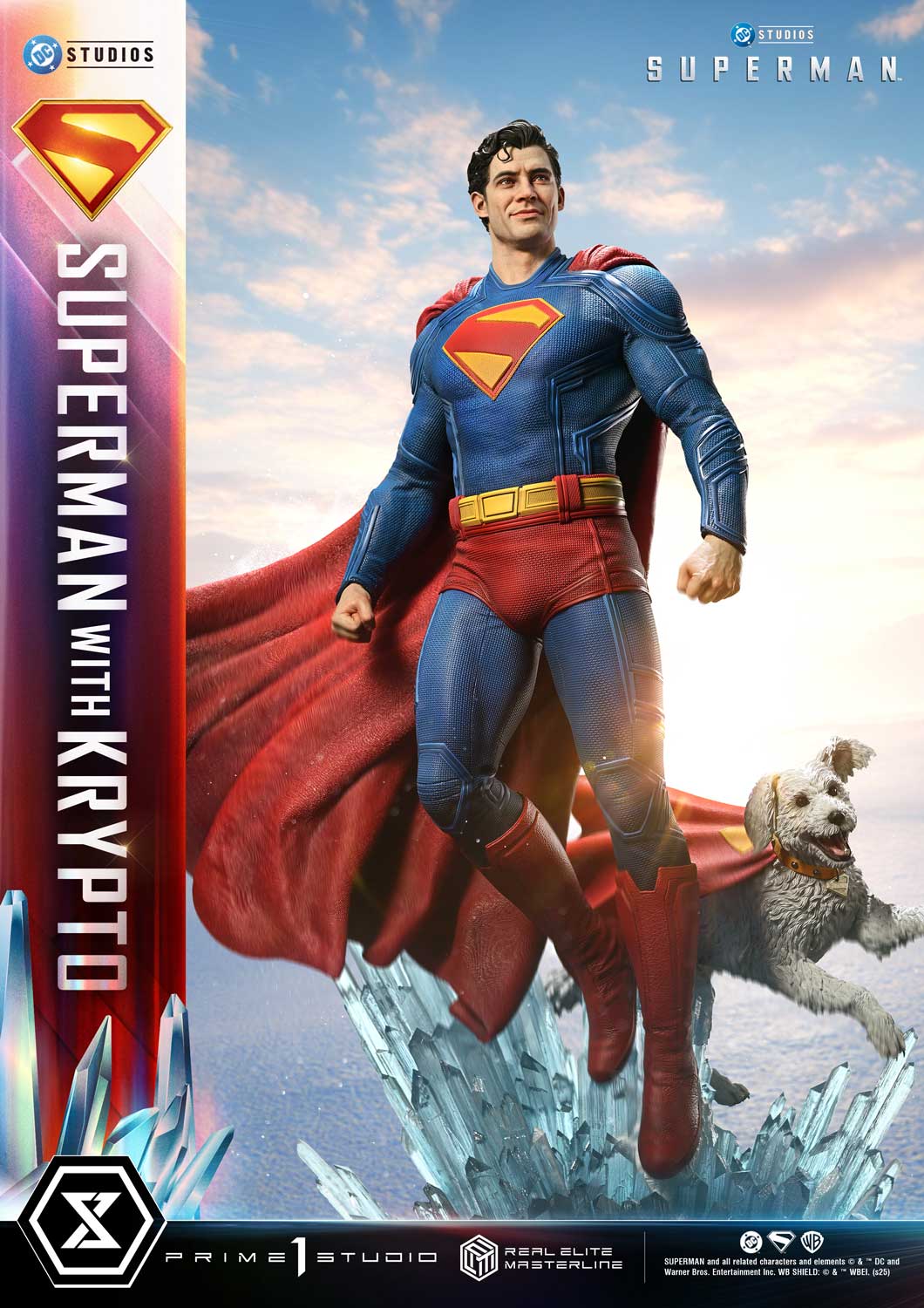 Real Elite Masterline Superman (2025 Film) Superman with Krypto Bonus Version