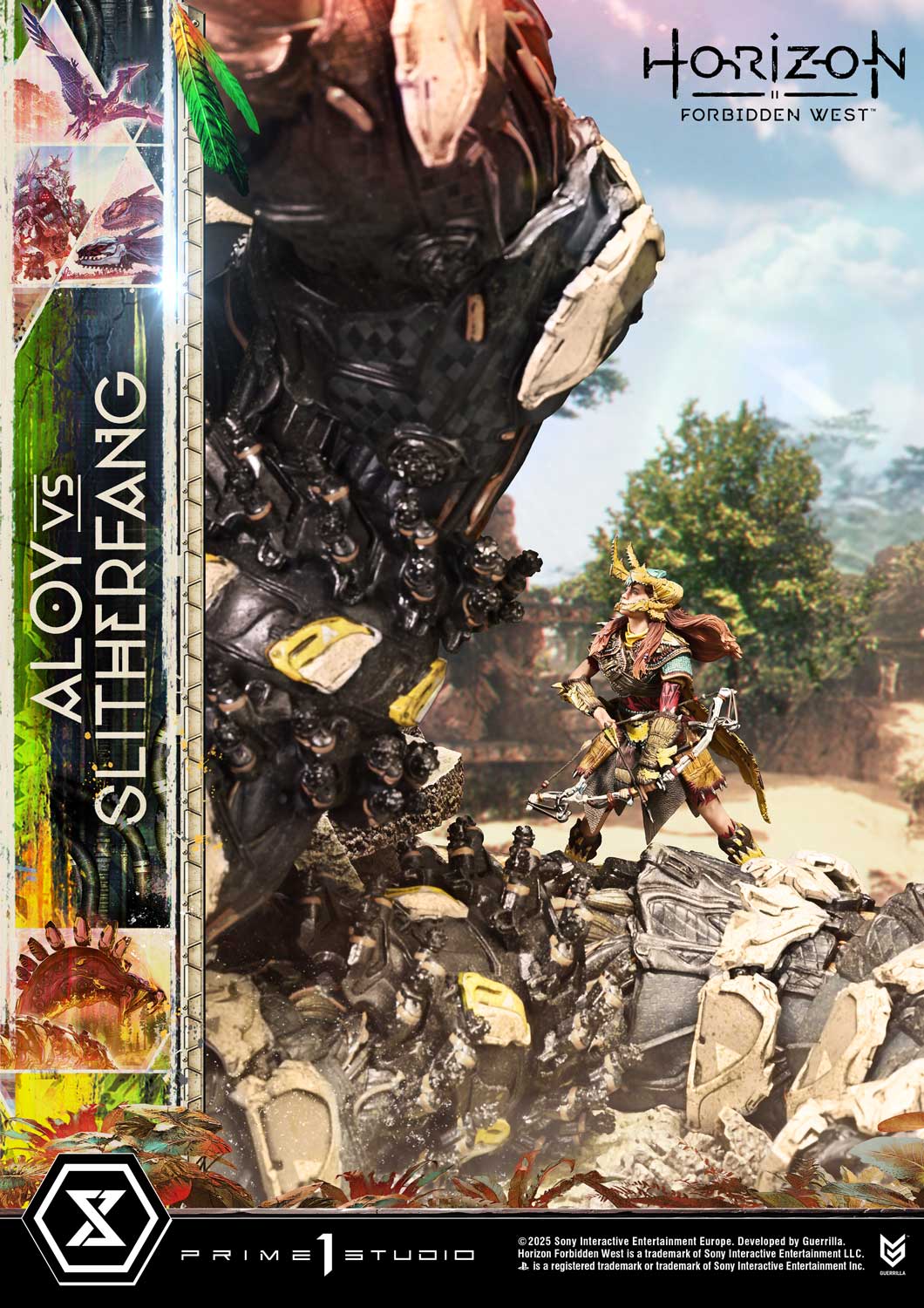 Ultimate Diorama Masterline Horizon Forbidden West Aloy vs. The Slitherfang