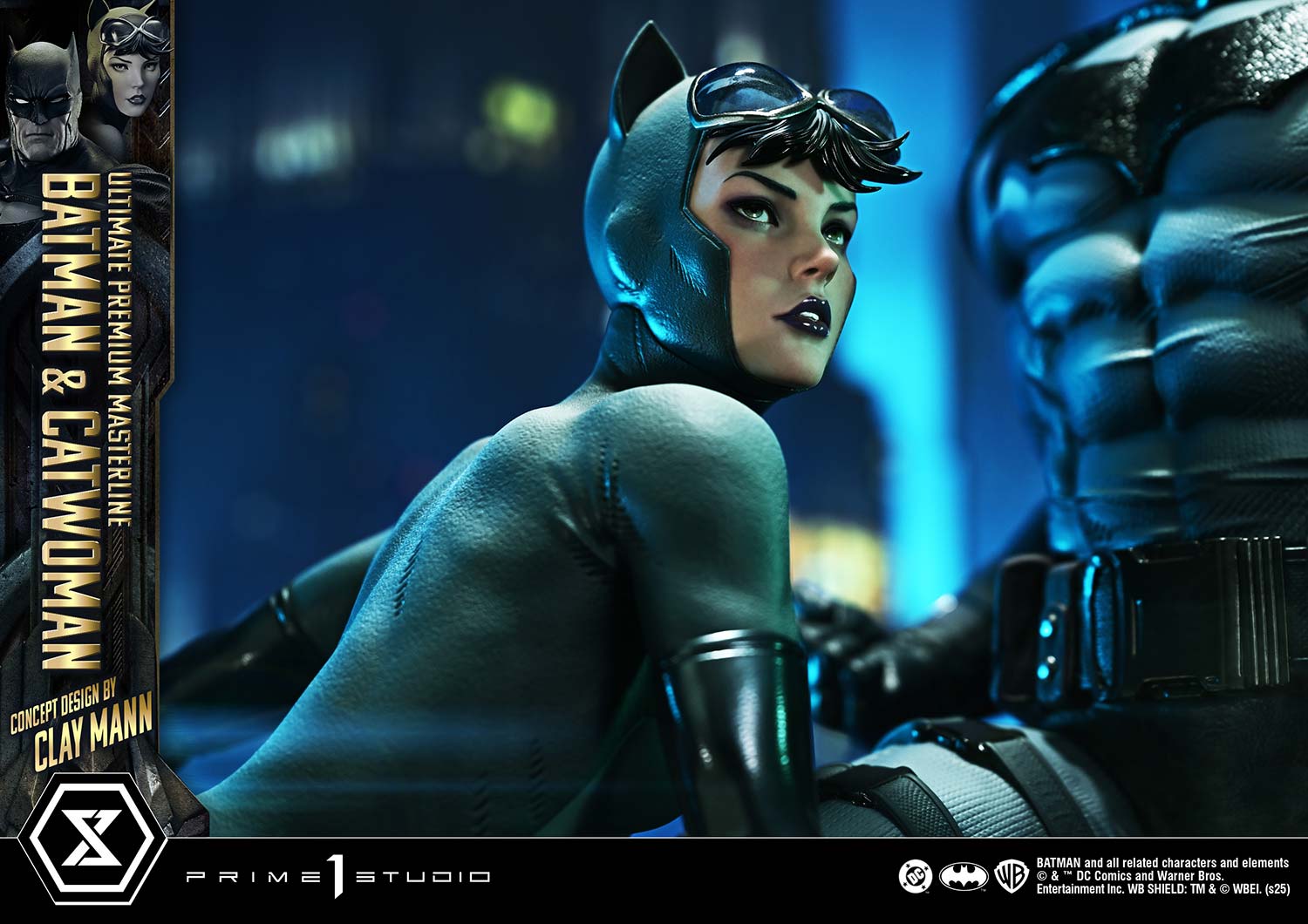 Ultimate Premium Masterline Batman (Comics) Batman &amp; Catwoman (Concept Design by CLAY MANN) Bonus Version