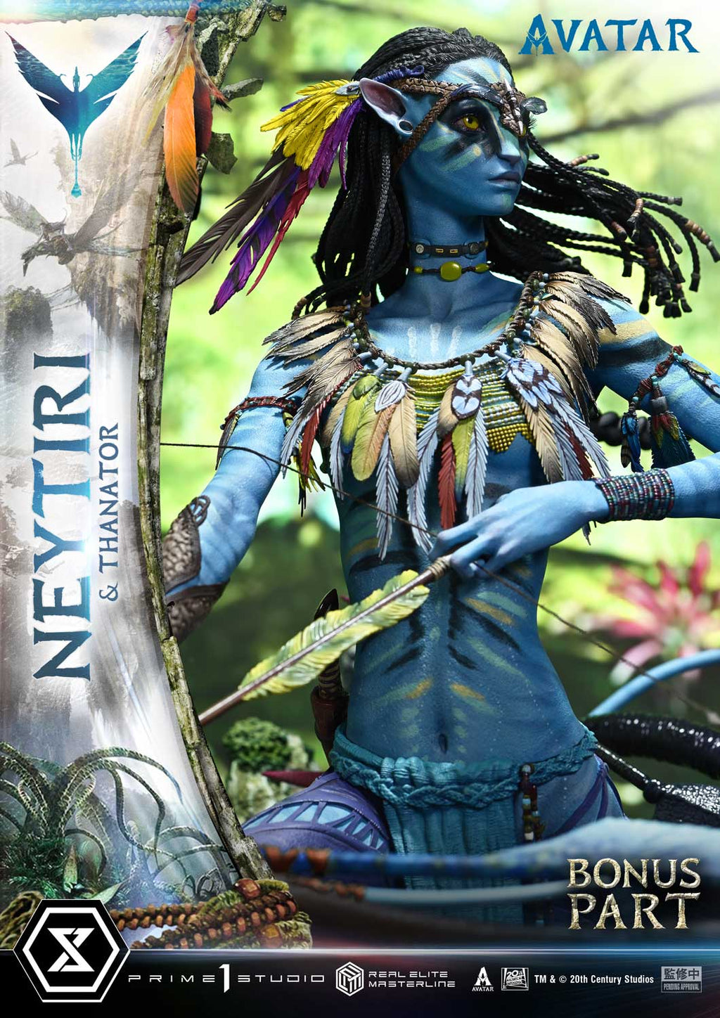 Real Elite Masterline Avatar (Film) Neytiri &amp; Thanator Avatar Legacy Collection Deluxe Version