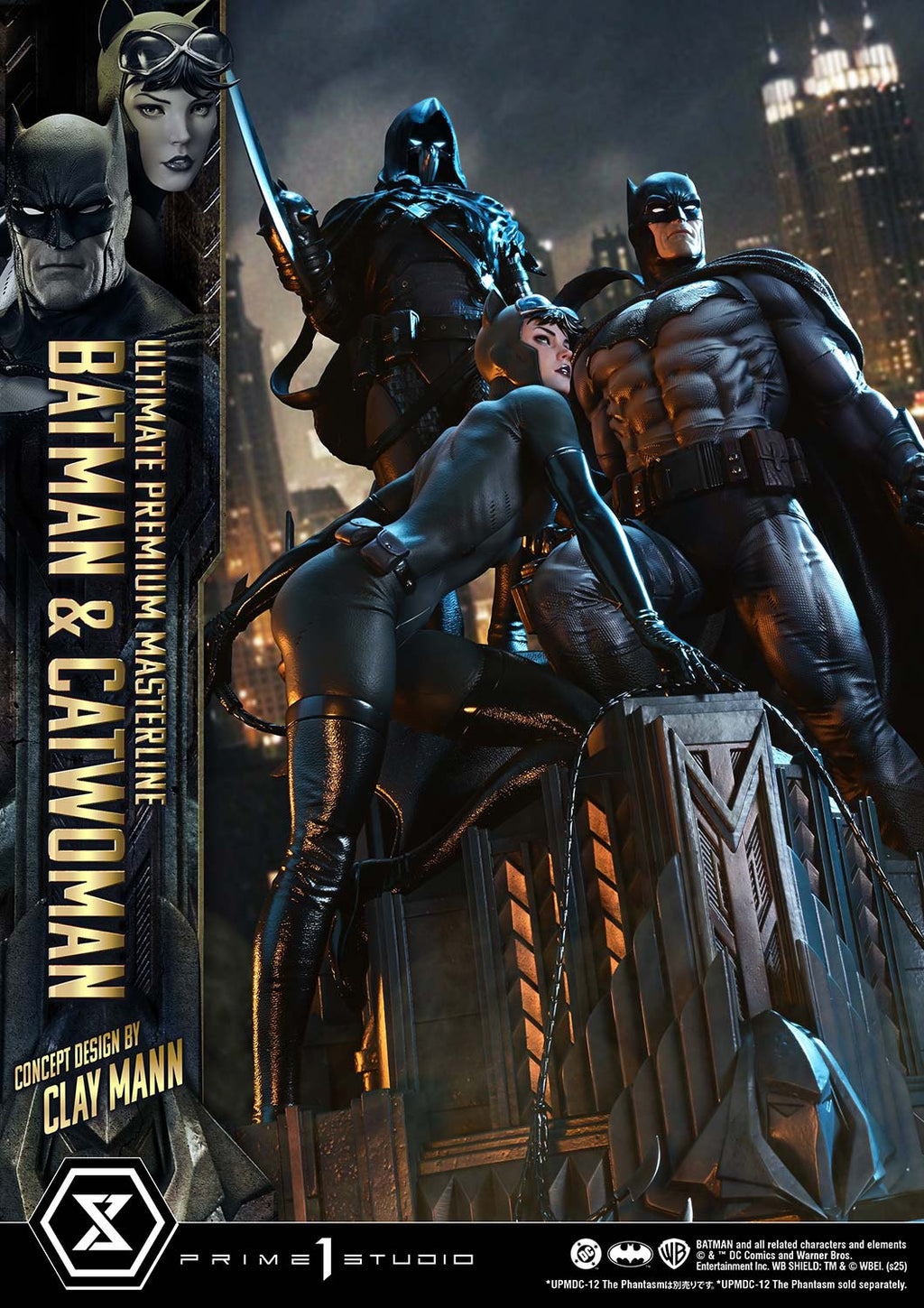 Ultimate Premium Masterline Batman (Comics) Batman &amp; Catwoman (Concept Design by CLAY MANN)