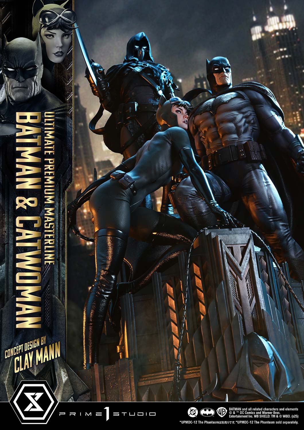 Ultimate Premium Masterline Batman (Comics) Batman &amp; Catwoman (Concept Design by CLAY MANN)
