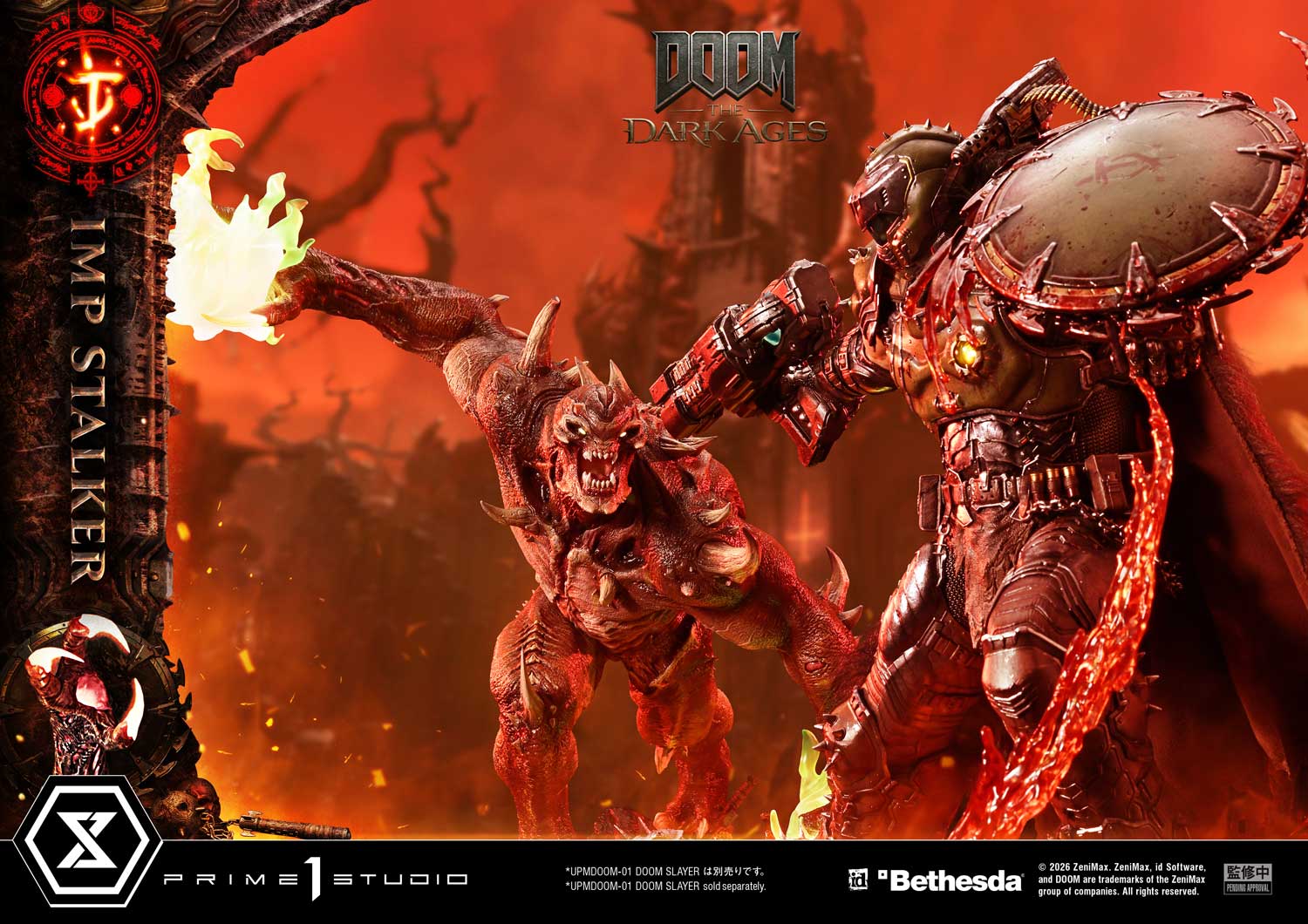 Ultimate Premium Masterline DOOM: The Dark Ages Imp Stalker Bonus Version