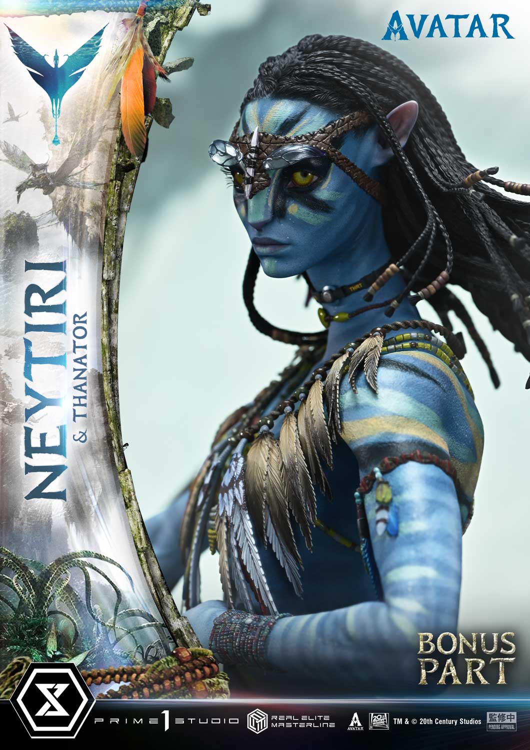 Real Elite Masterline Avatar (Film) Neytiri &amp; Thanator Avatar Legacy Collection Deluxe Version