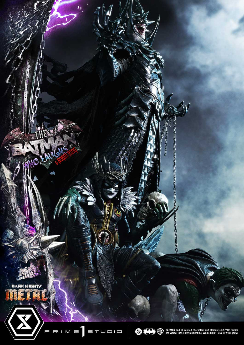 Museum Masterline Dark Nights: Death Metal The Batman Who Laughs &amp; Robin King Deluxe Version