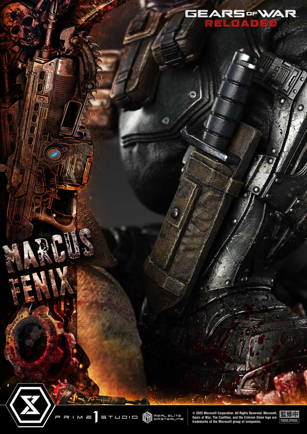 Real Elite Masterline Gears of War: Reloaded Marcus Fenix Ultimate Bonus Version
