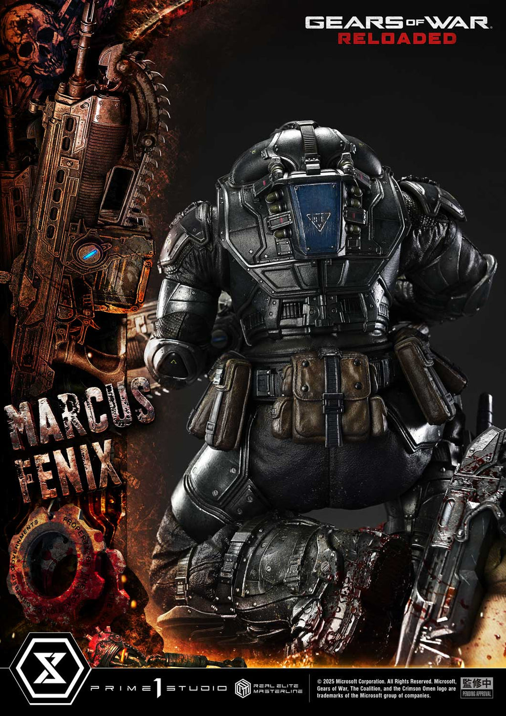 Real Elite Masterline Gears of War: Reloaded Marcus Fenix Ultimate Version