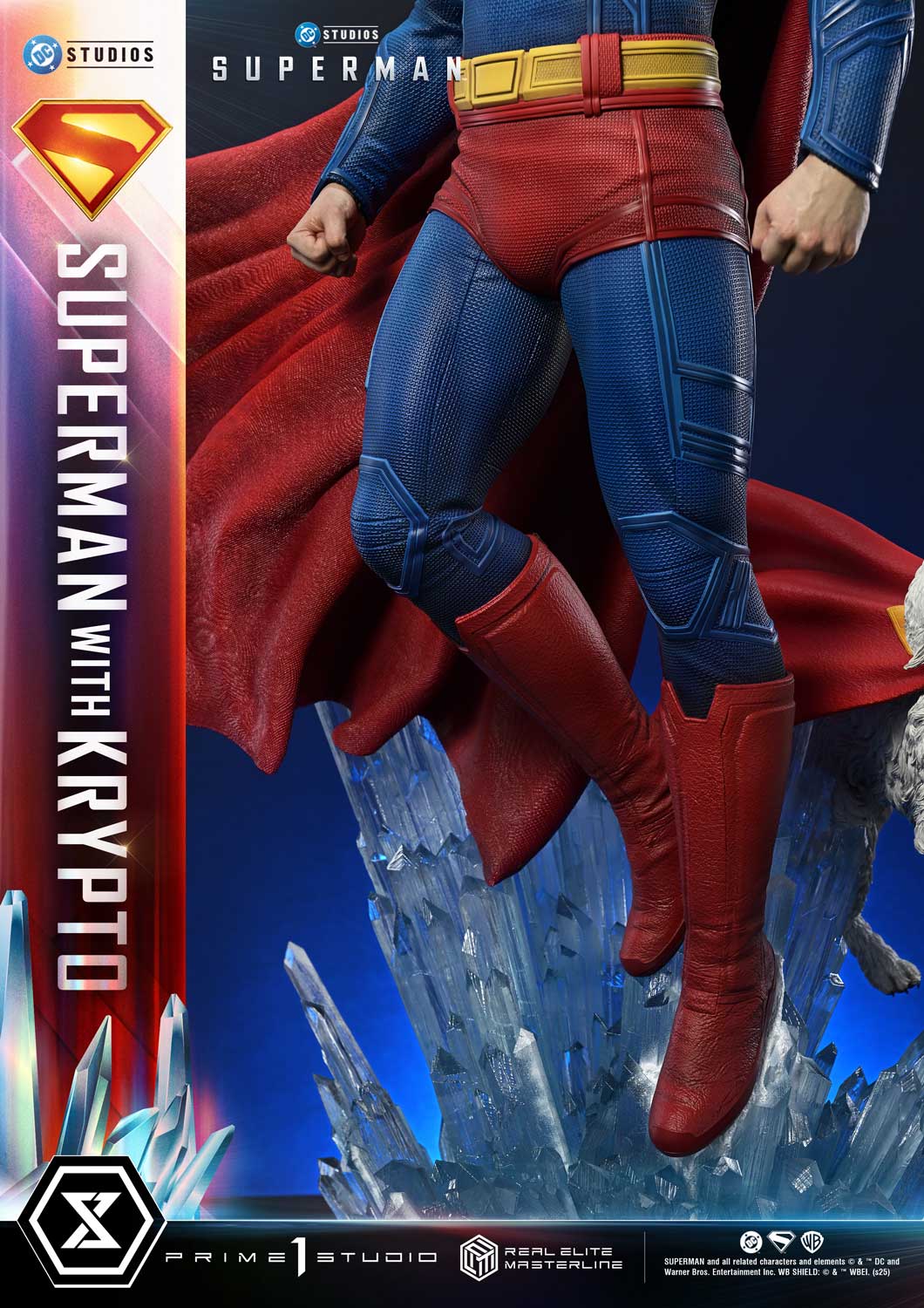 Real Elite Masterline Superman (2025 Film) Superman with Krypto