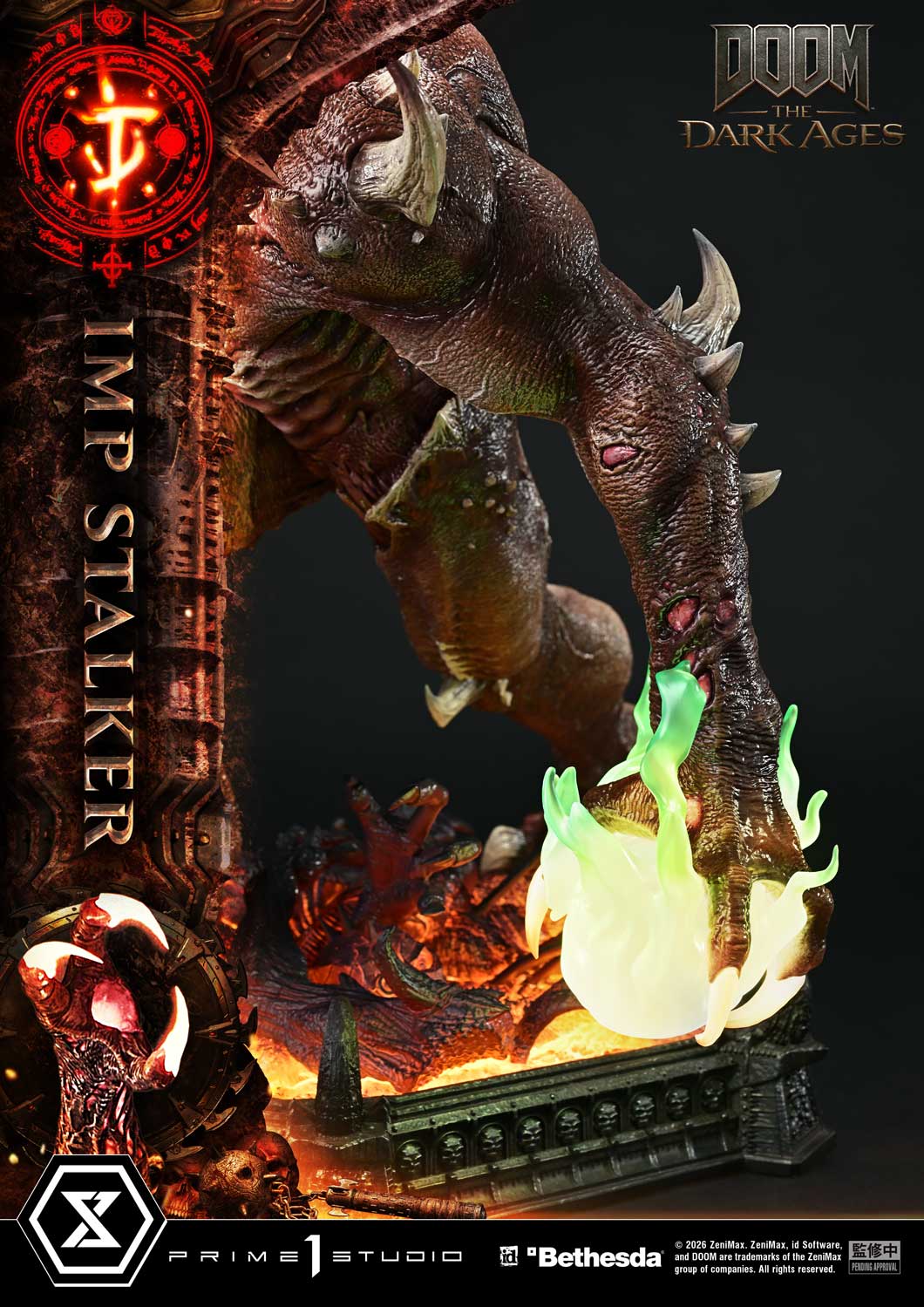 Ultimate Premium Masterline DOOM: The Dark Ages Imp Stalker Bonus Version