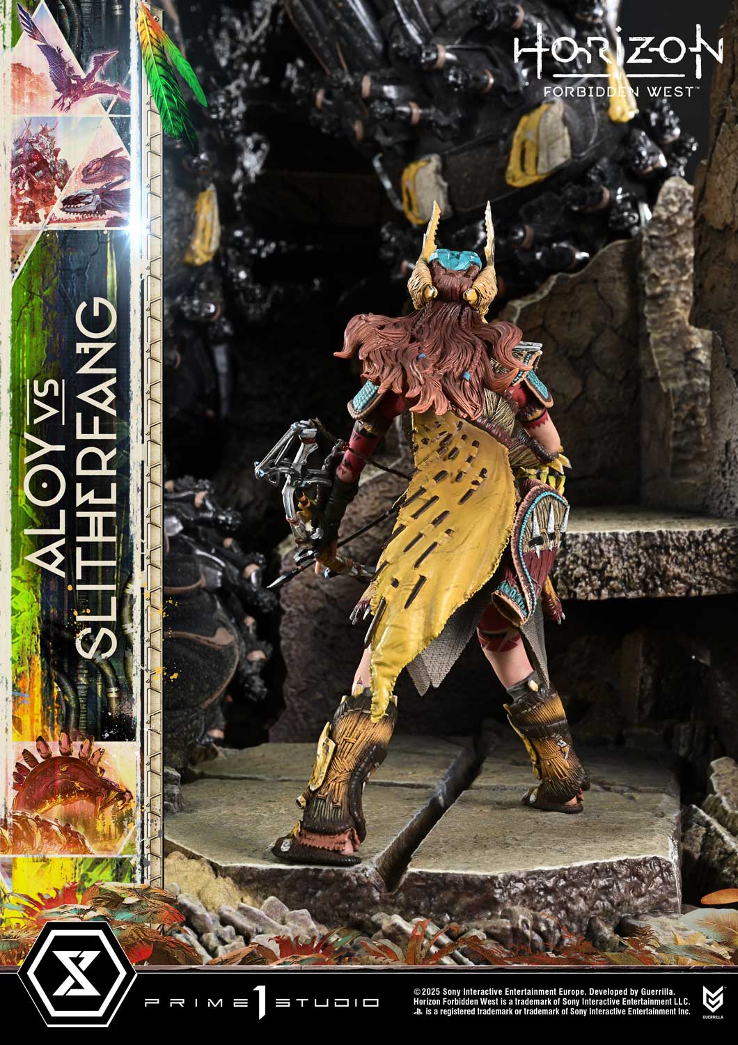 Ultimate Diorama Masterline Horizon Forbidden West Aloy vs. The Slitherfang Bonus Version