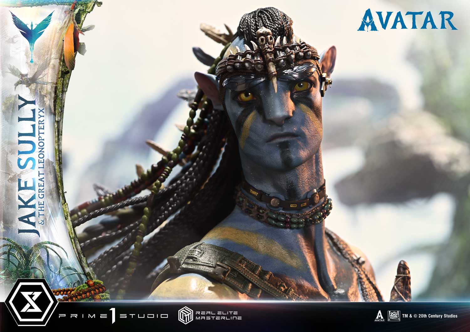 Real Elite Masterline Avatar (Film) Jake Sully &amp; The Great Leonopteryx Avatar Legacy Collection Deluxe Bonus Version
