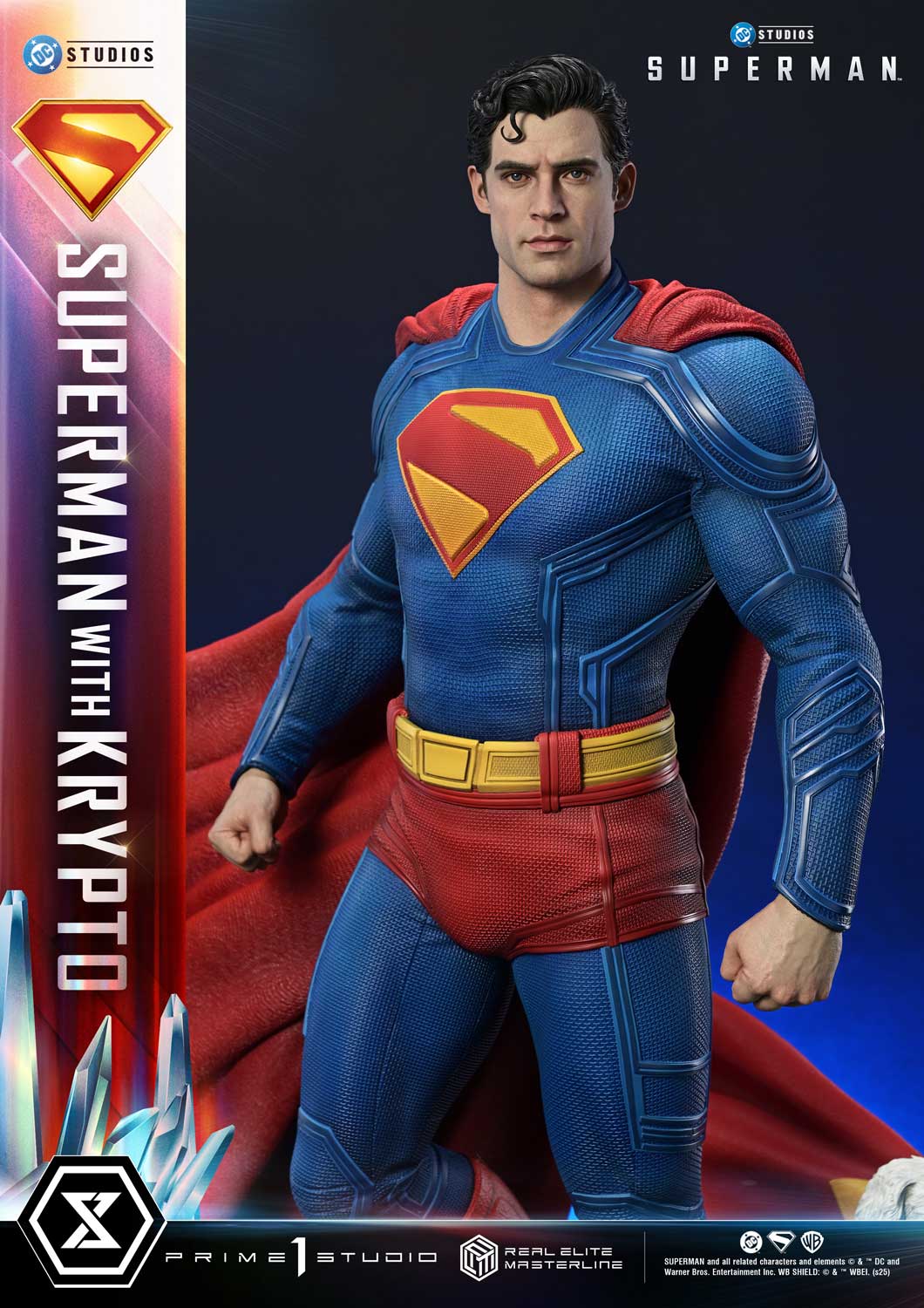 Real Elite Masterline Superman (2025 Film) Superman with Krypto